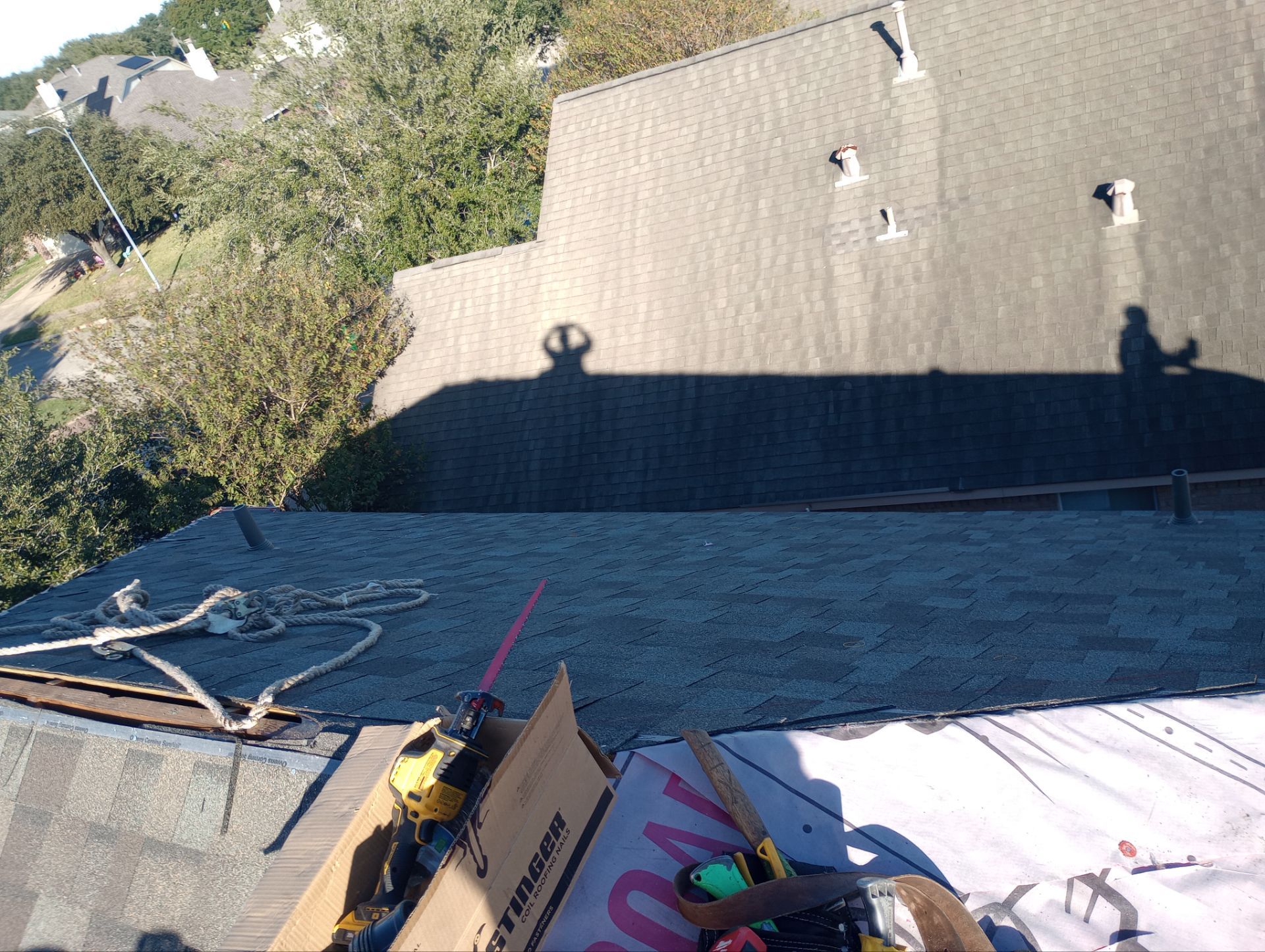 Residential Roofing Installation using Owen's Corning Duration (Lifetime) Shingles by Roof Repair Company