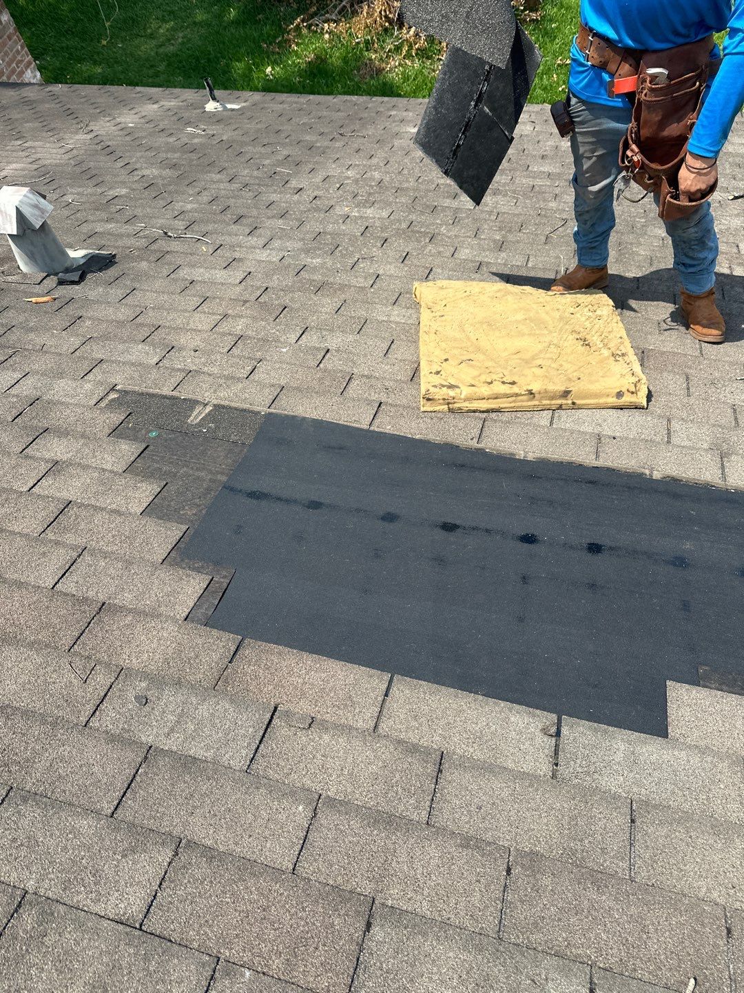 Hail Damage using Owen's Corning Duration (Lifetime) Shingles by Roof Repair Company