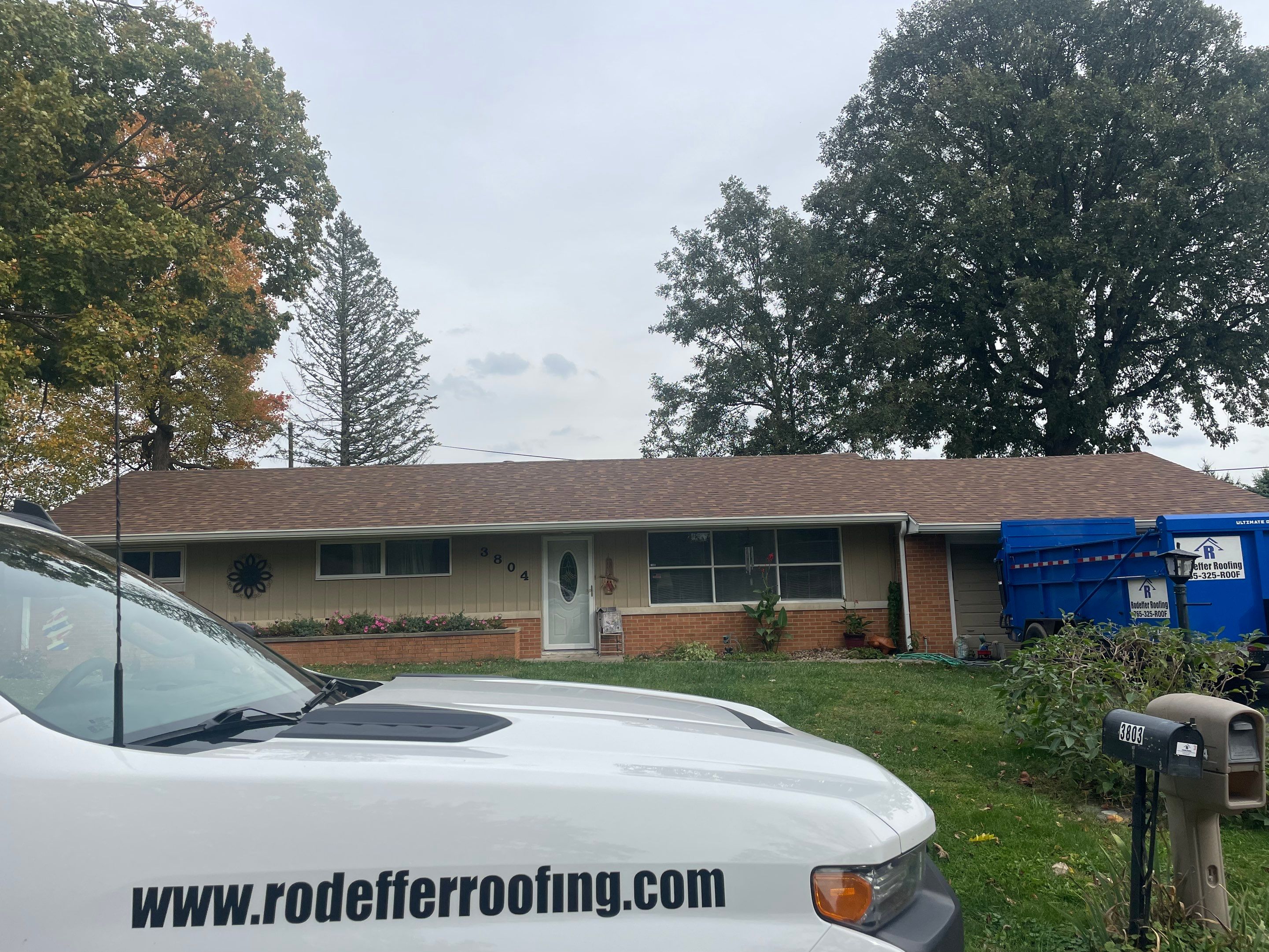 Project in Muncie, IN by Rodeffer Roofing INC