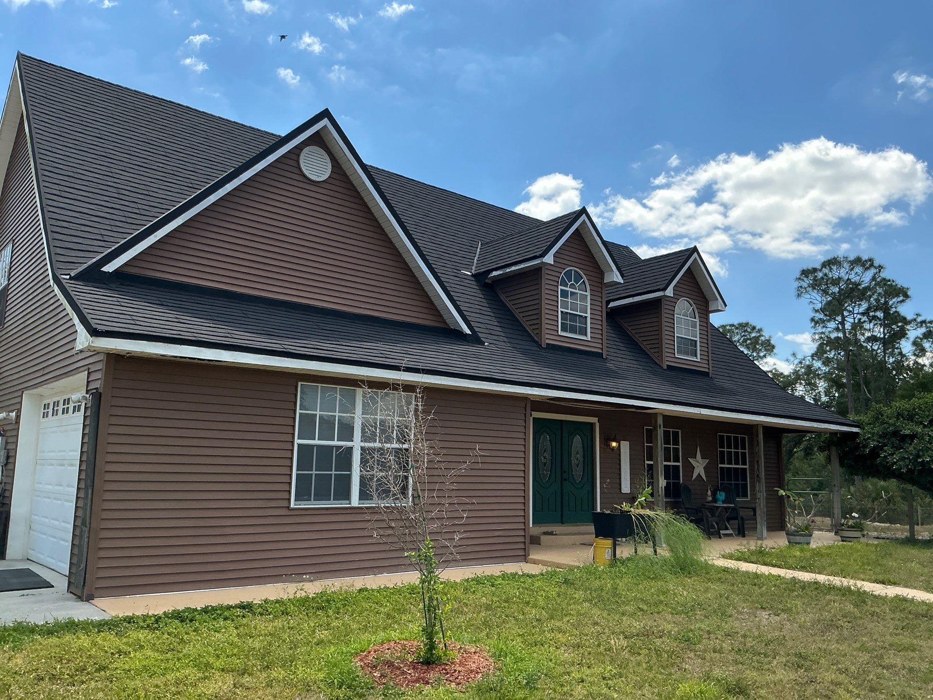 Soffit and Fascia Installation using Vinyl Soffit in North Fort Myers FL by Gutter Professors
