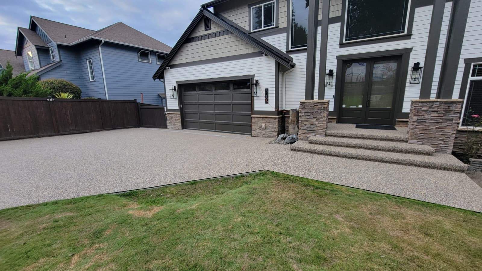 Big Sur Vuba Driveway by Concrete Coating Experts Inc.