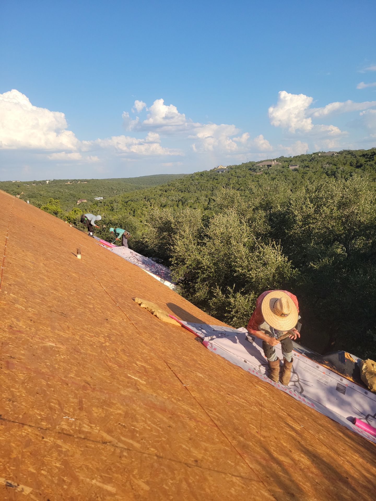 Architectural Shingle Roof Replacement for San Antonio Brick Home by Heaven Sent Roofing, LLC