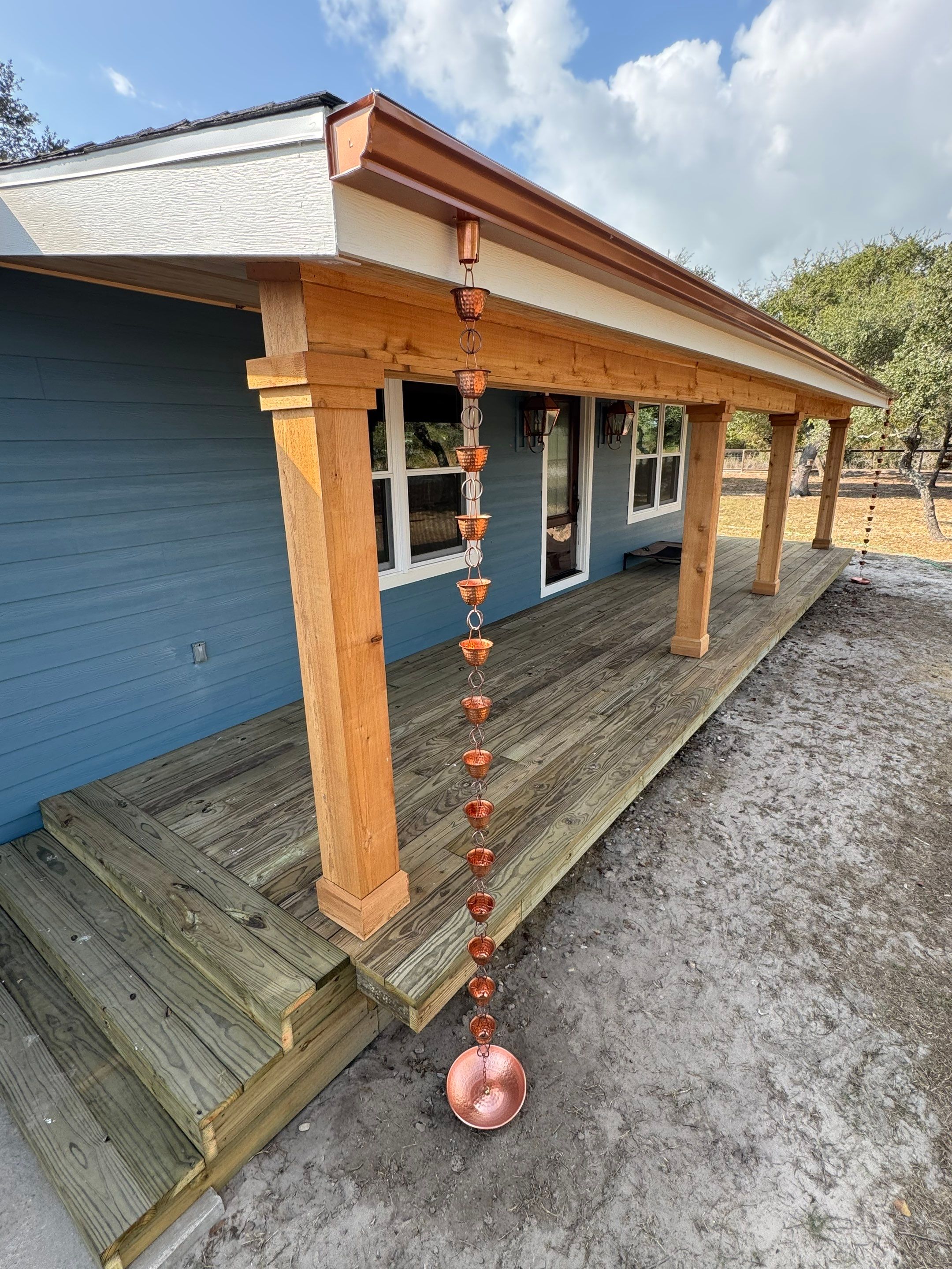 Customized Cabin by Bayfront Roofing and Construction