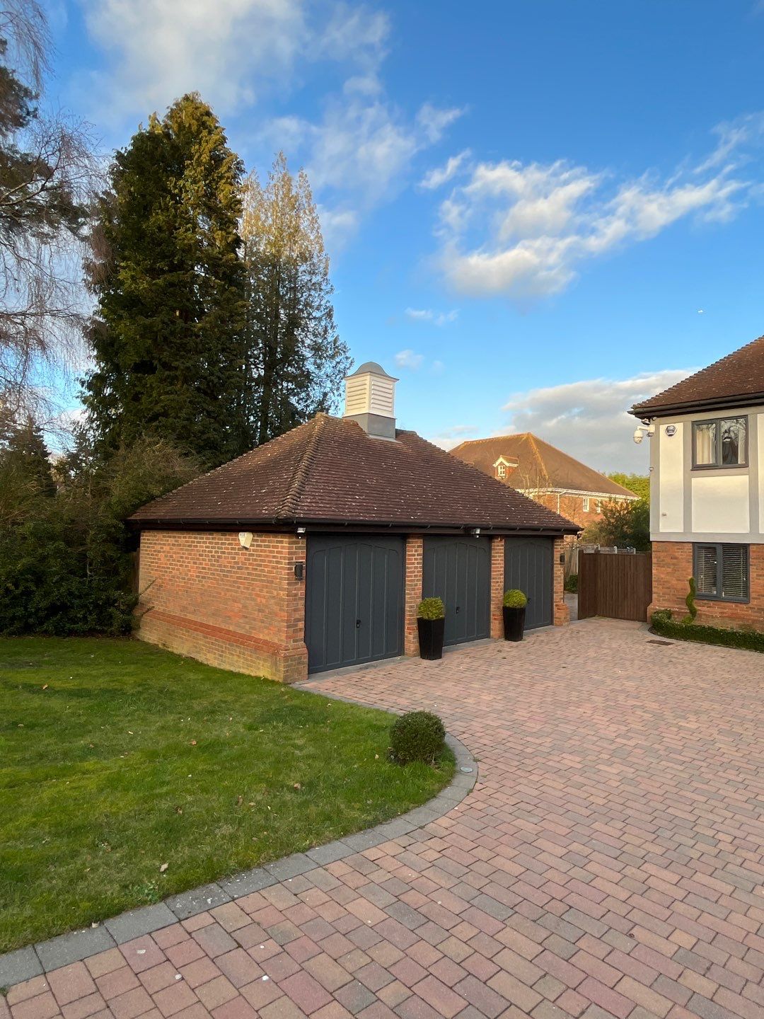 Roof and Driveway Clean using Mosmatic FSC and Biocide by Ges Exterior Cleaning ltd