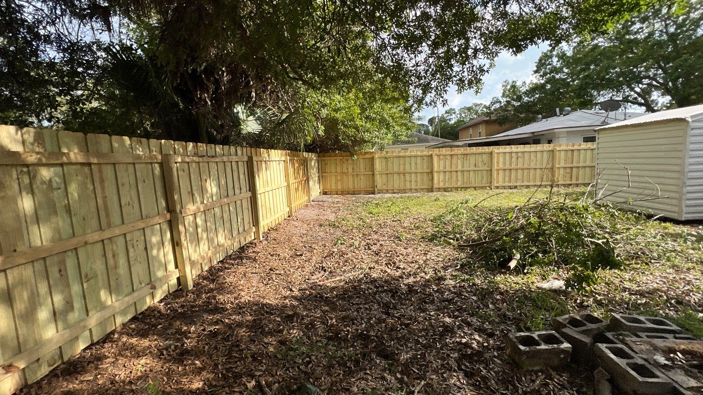 Sarasota, FL 6ft. Tall Treated Board on Board Privacy Fence  by Asap fence and gates, LLC