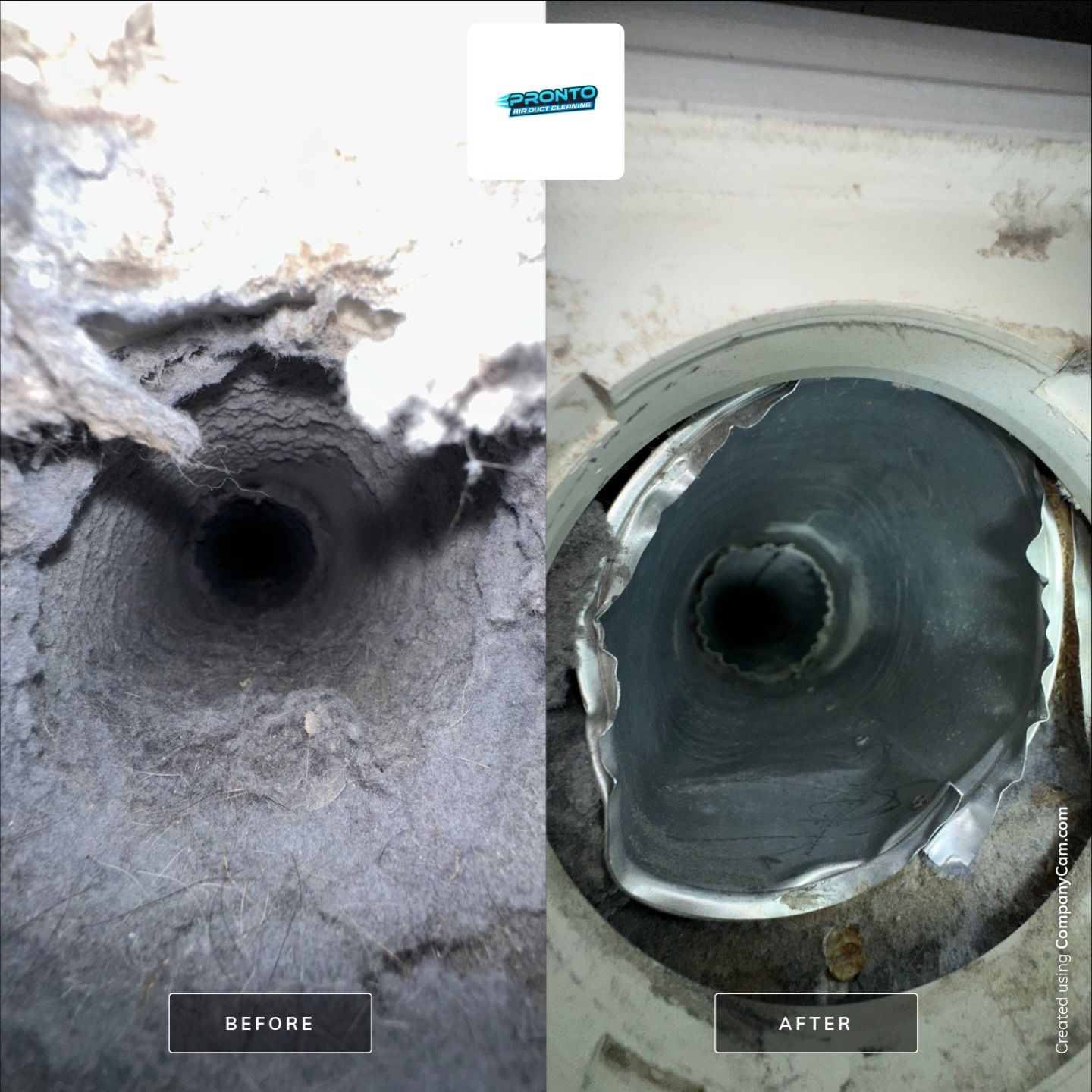 Dryer Vent Cleaning / Transition Duct by Pronto Air Duct Cleaning
