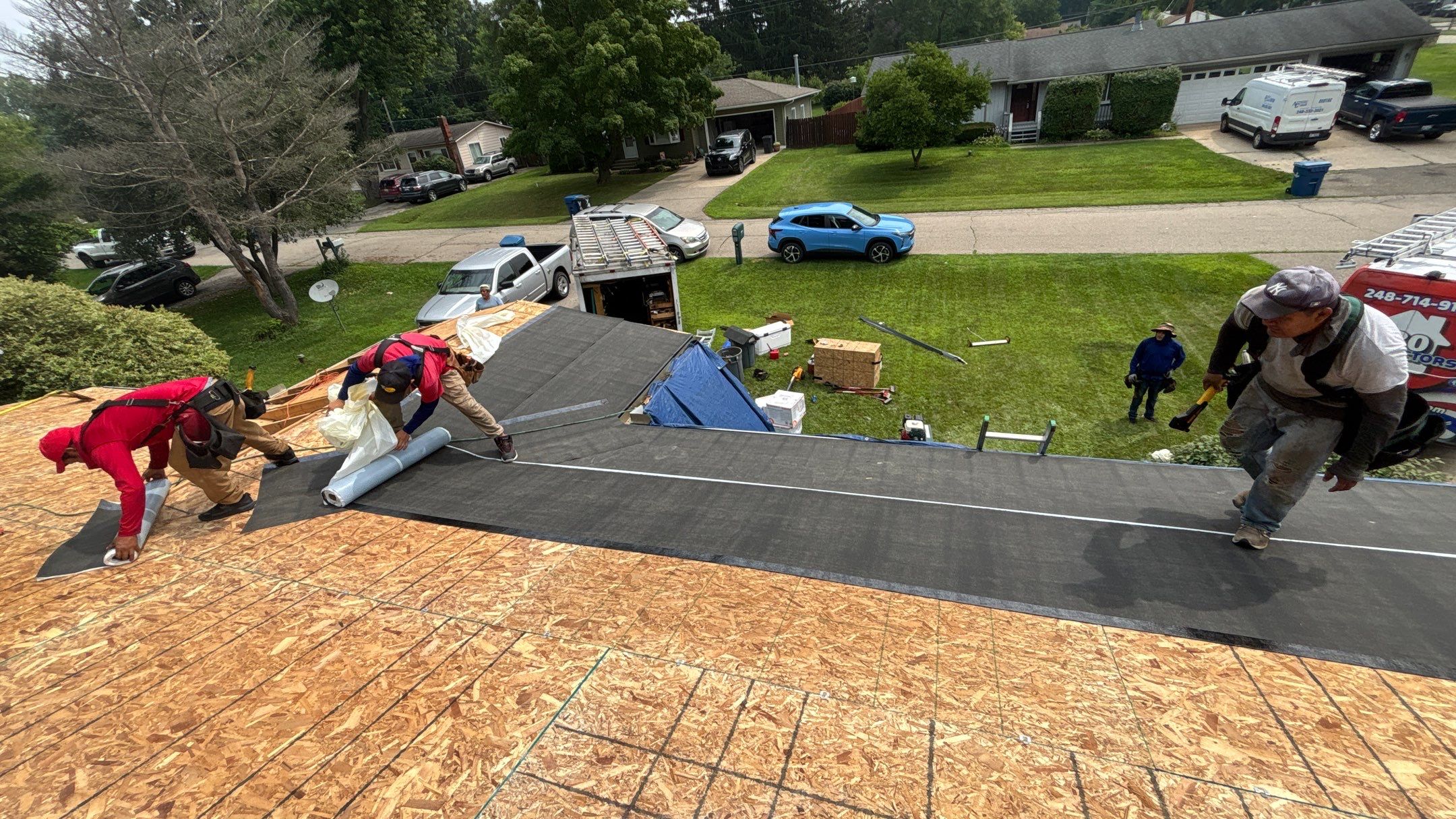 Roof Replacement using Owens Corning Slatestone Gray by 180 Contractors
