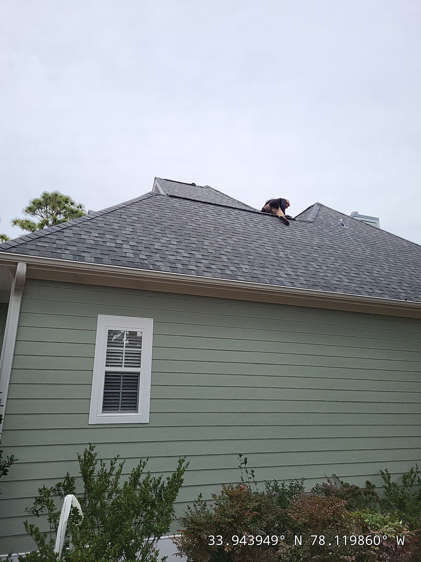 Storm Damage Insurance Claim Roof Replacement in Southport, NC Using CertainTeed by RGR Construction and Roofing, LLC