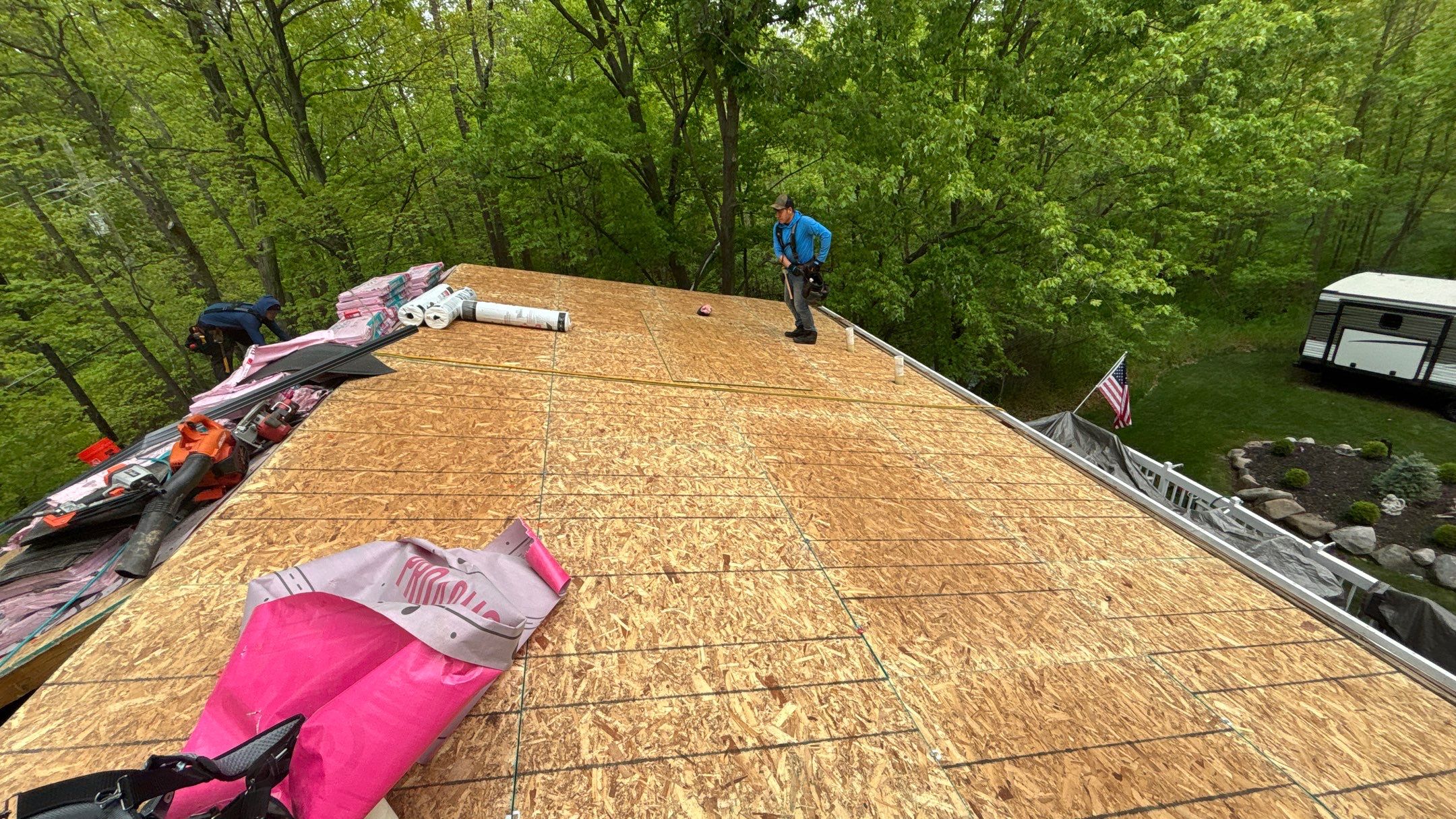 Roof Replacement using Owens Corning Storm Cloud by 180 Contractors