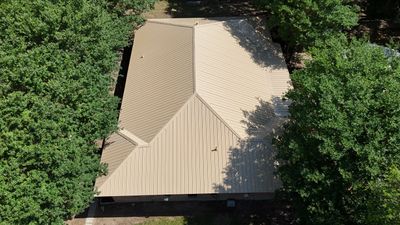 Thornton, Tx - Metal Roof 26G Alamo Rib, Saddle Tan color