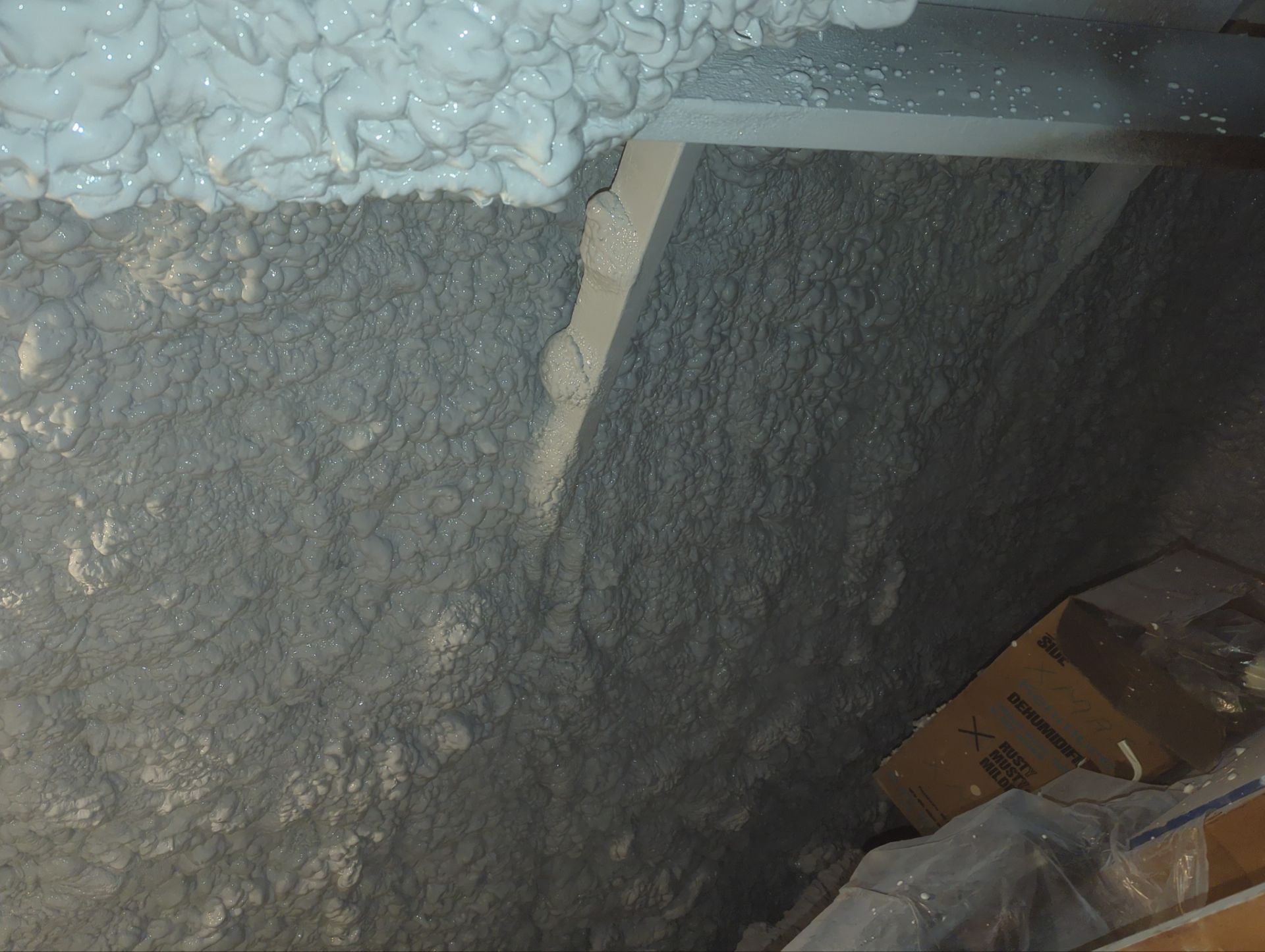 Attic Retrofit using open cell spray foam by NYS Foam & Energy