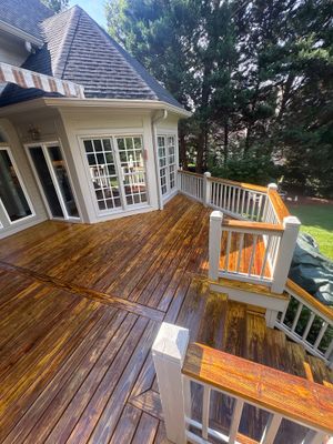 Deck using Wood Sealant