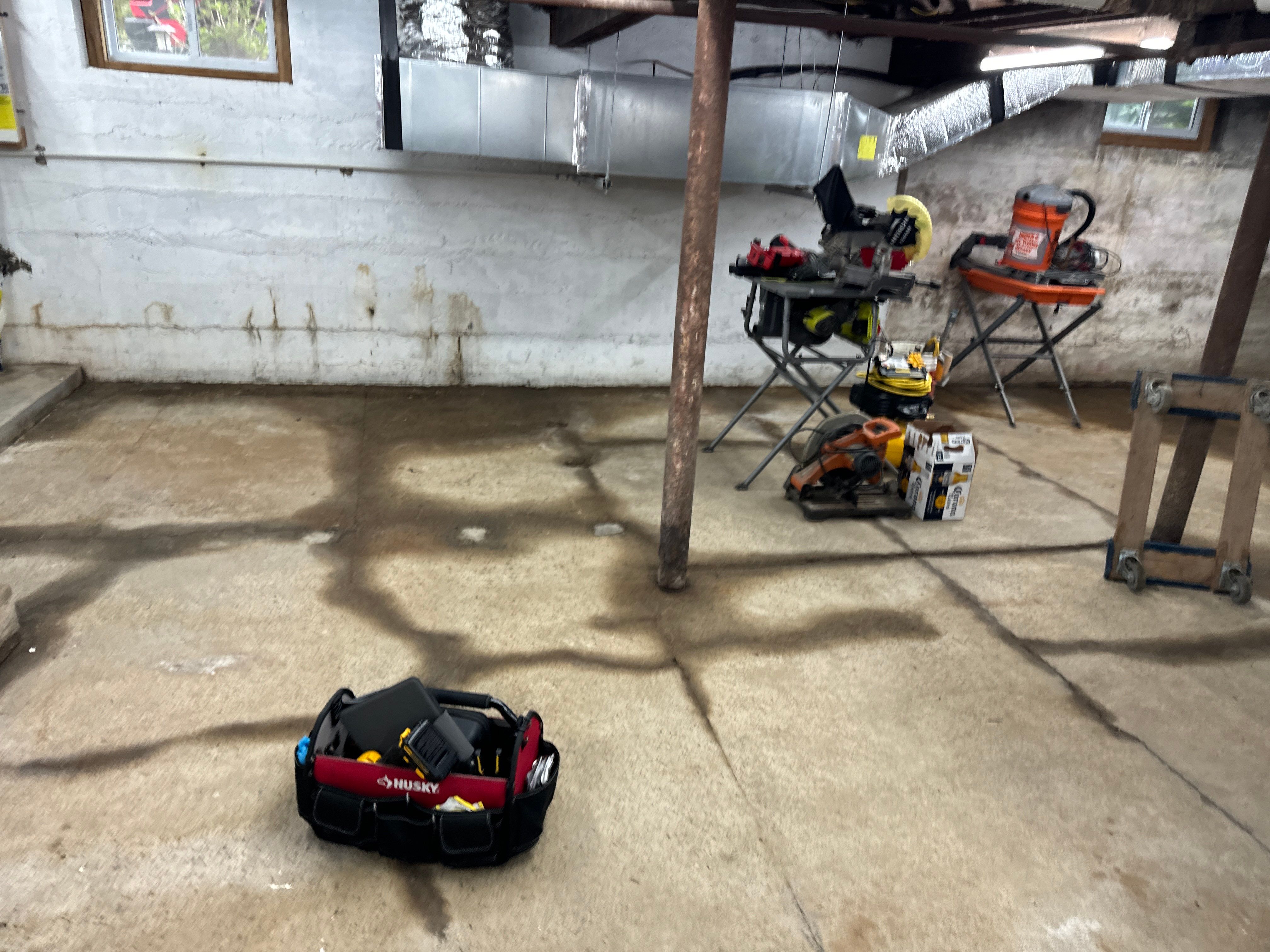 Interior French Drain Boonton NJ by Pure Service Pro, LLC 