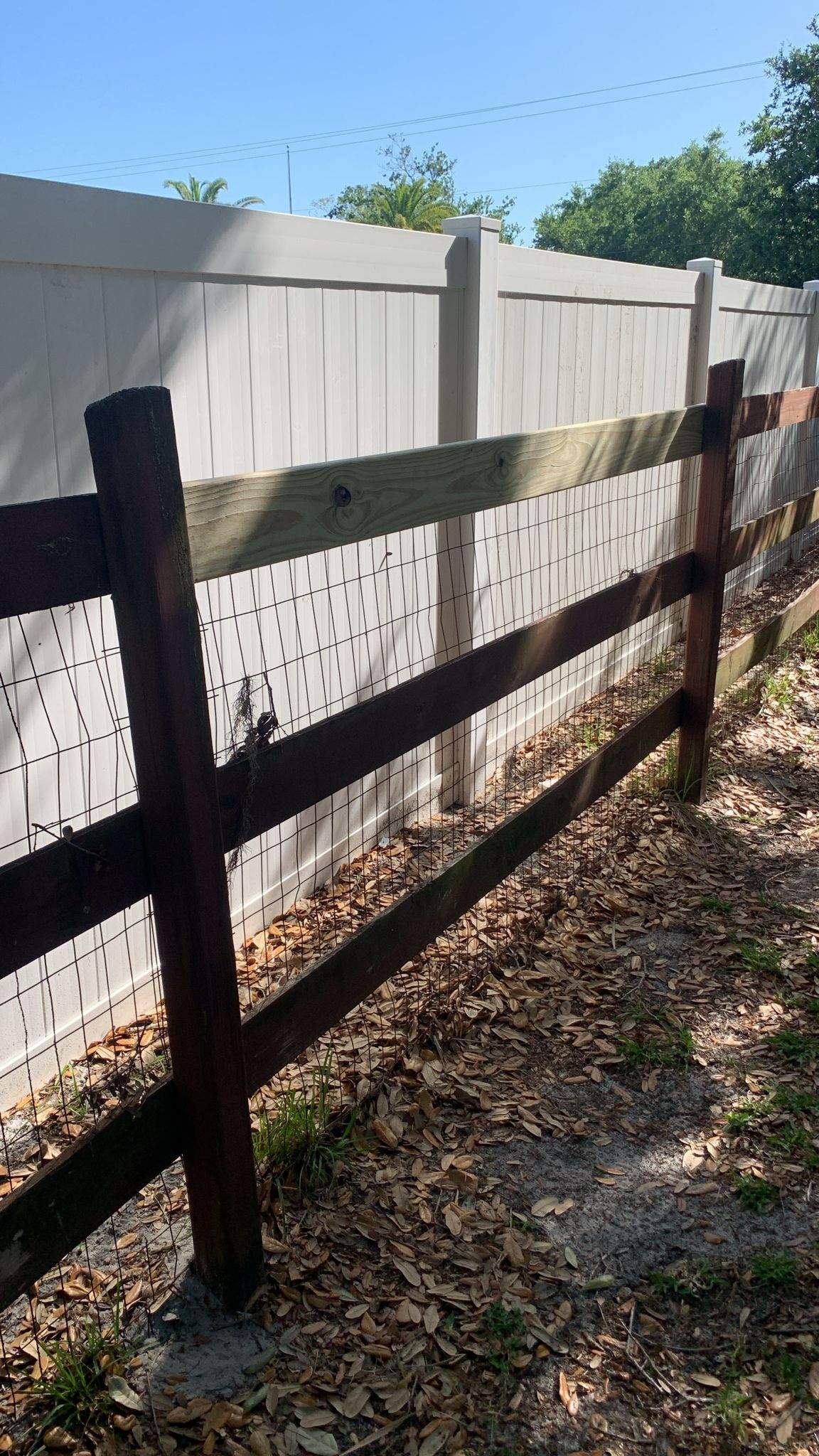 Custom Wood Farm Fence with Welded Wire Mesh in Nokomis by True Fence LLC