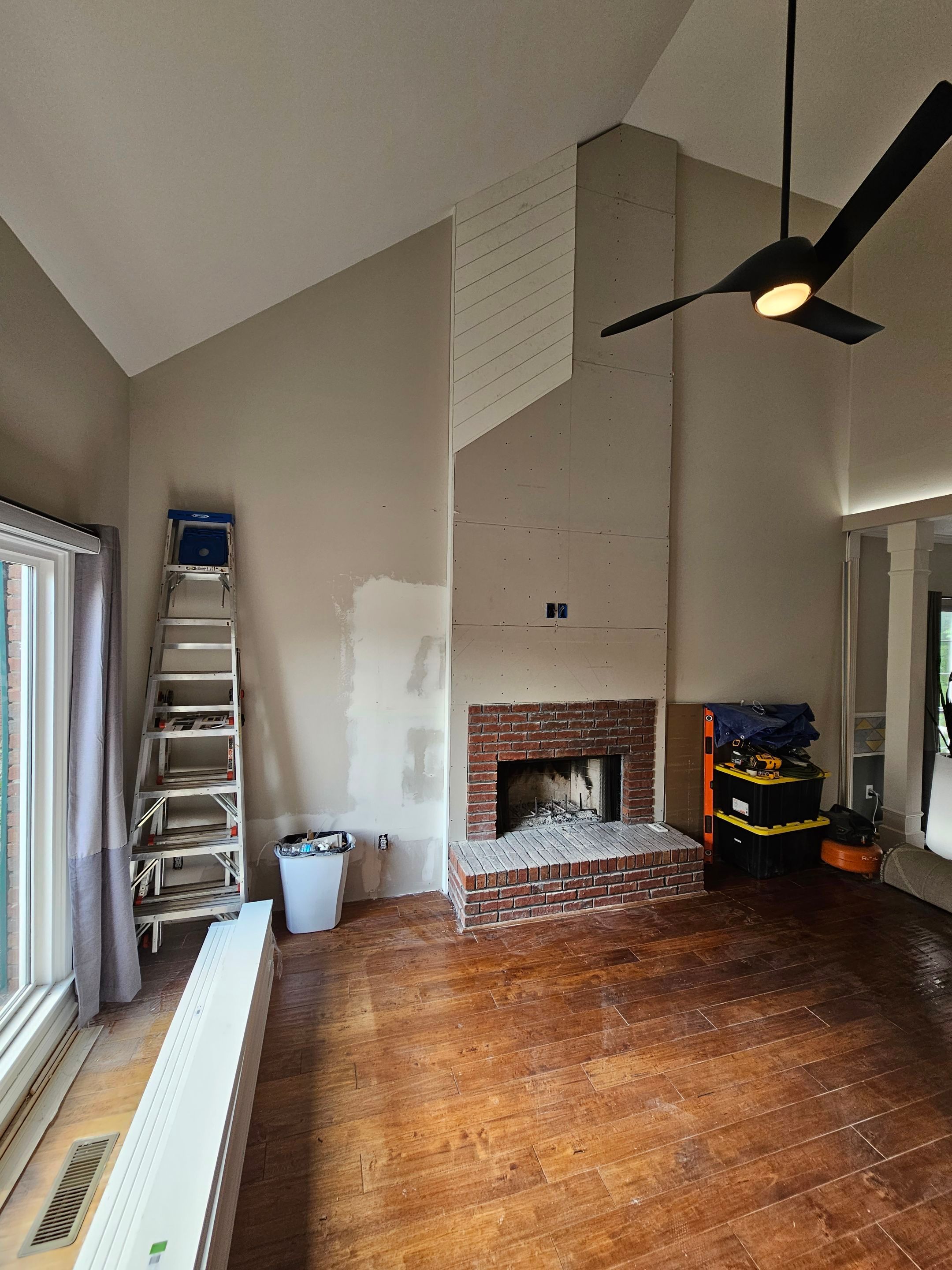 Ridgeway Parc - Chimney Buildout by Pillar and Pine
