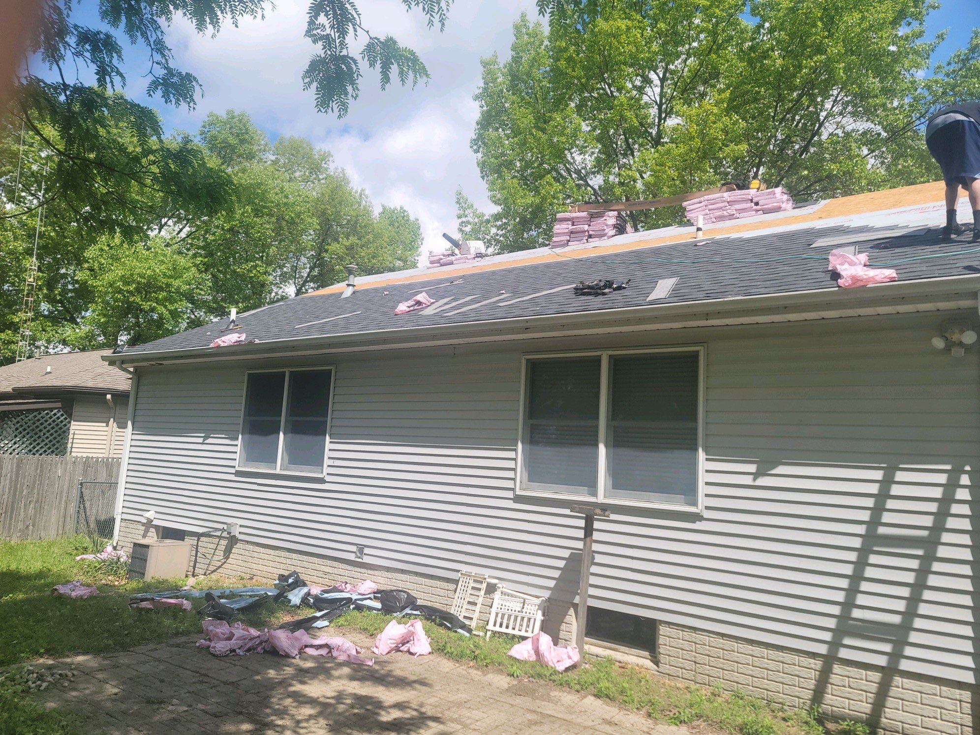 Residential Roofing Installation using Owens Corning Duration Onyx Black by JNR Roofing LLC