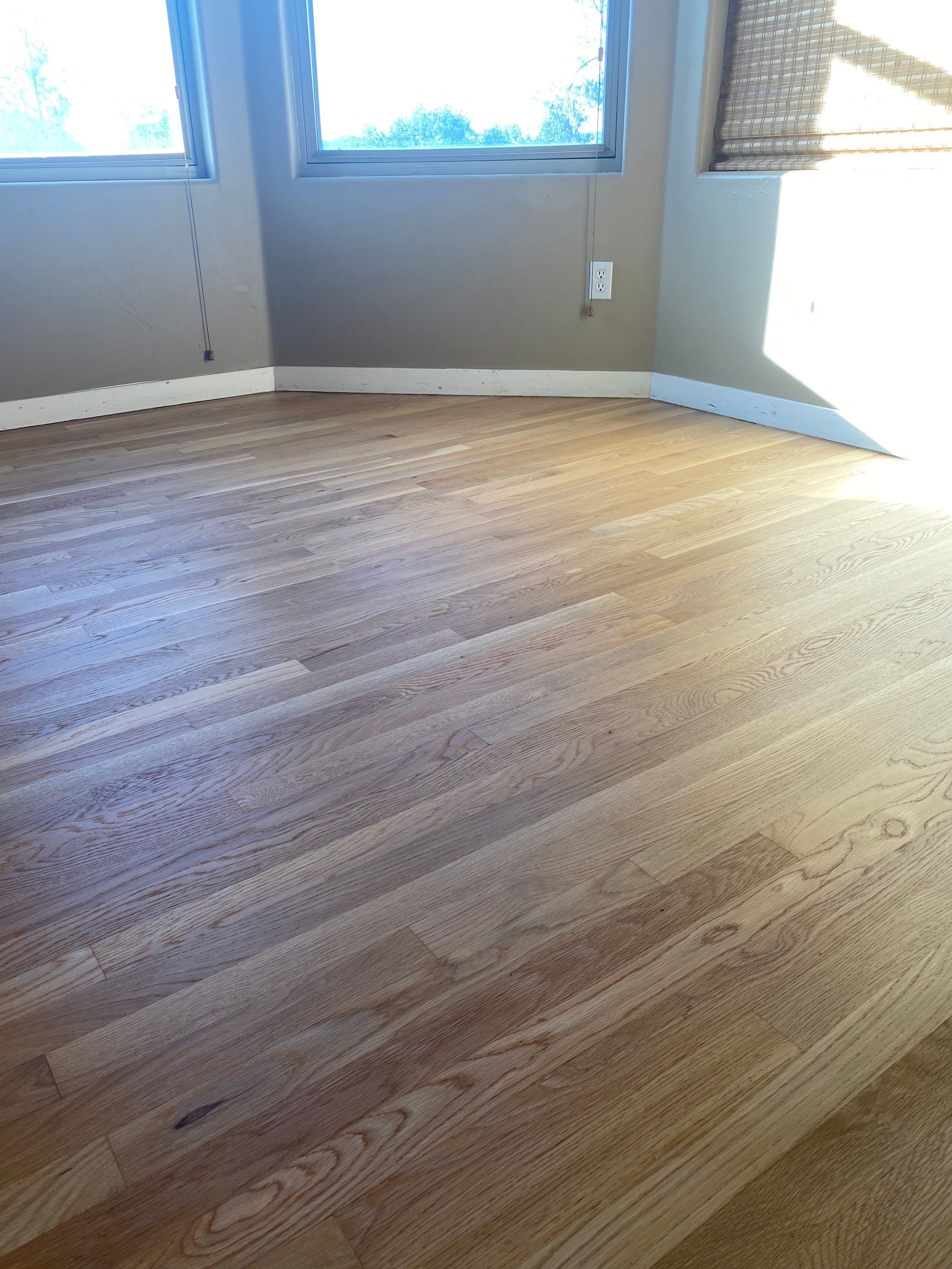 Red Oak Finish and Restore by Footprints Floors South Sacramento