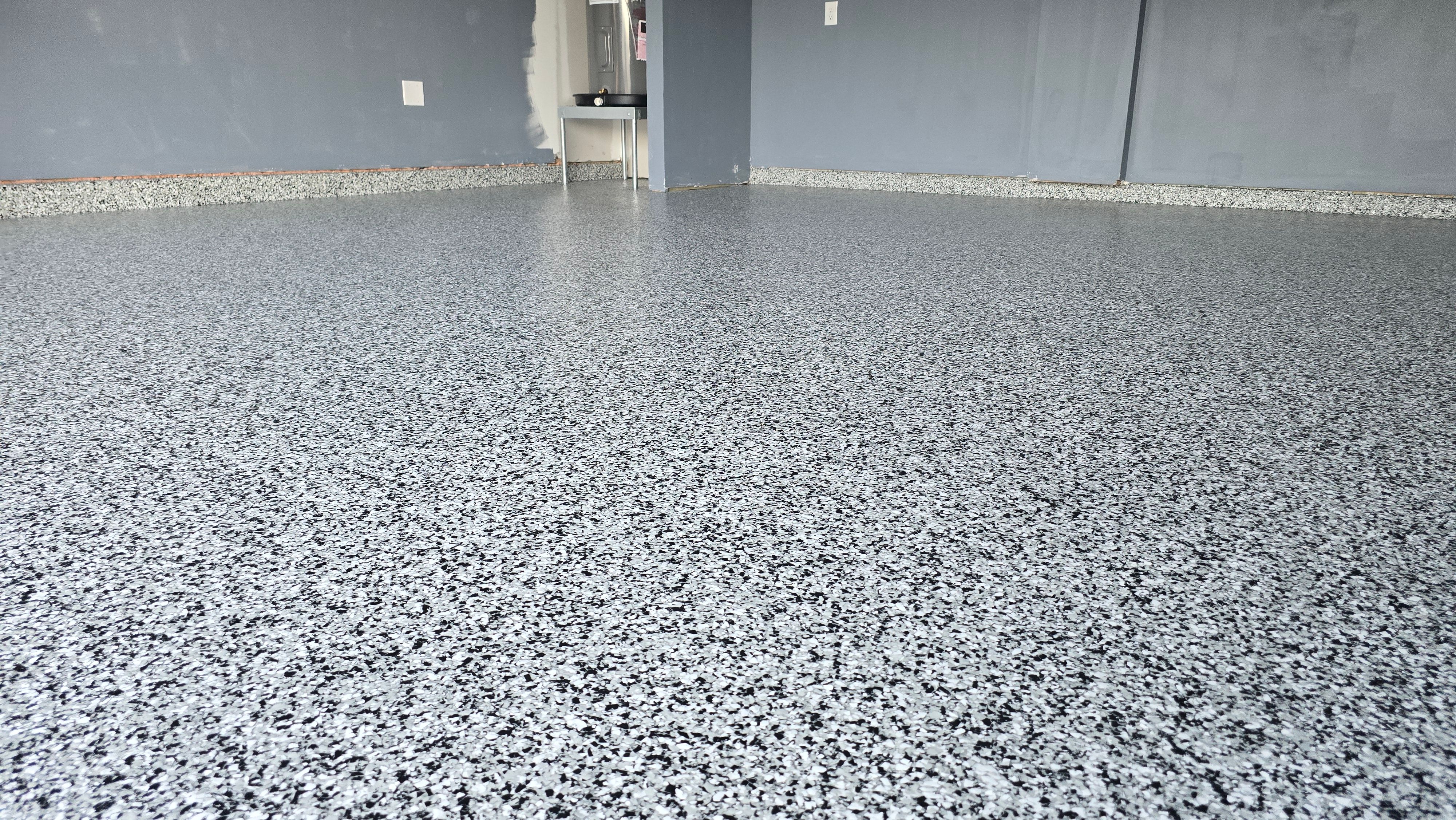 Porch, Patio & Garage Using Weathered Gray & Domino by Elite Floor Solutions
