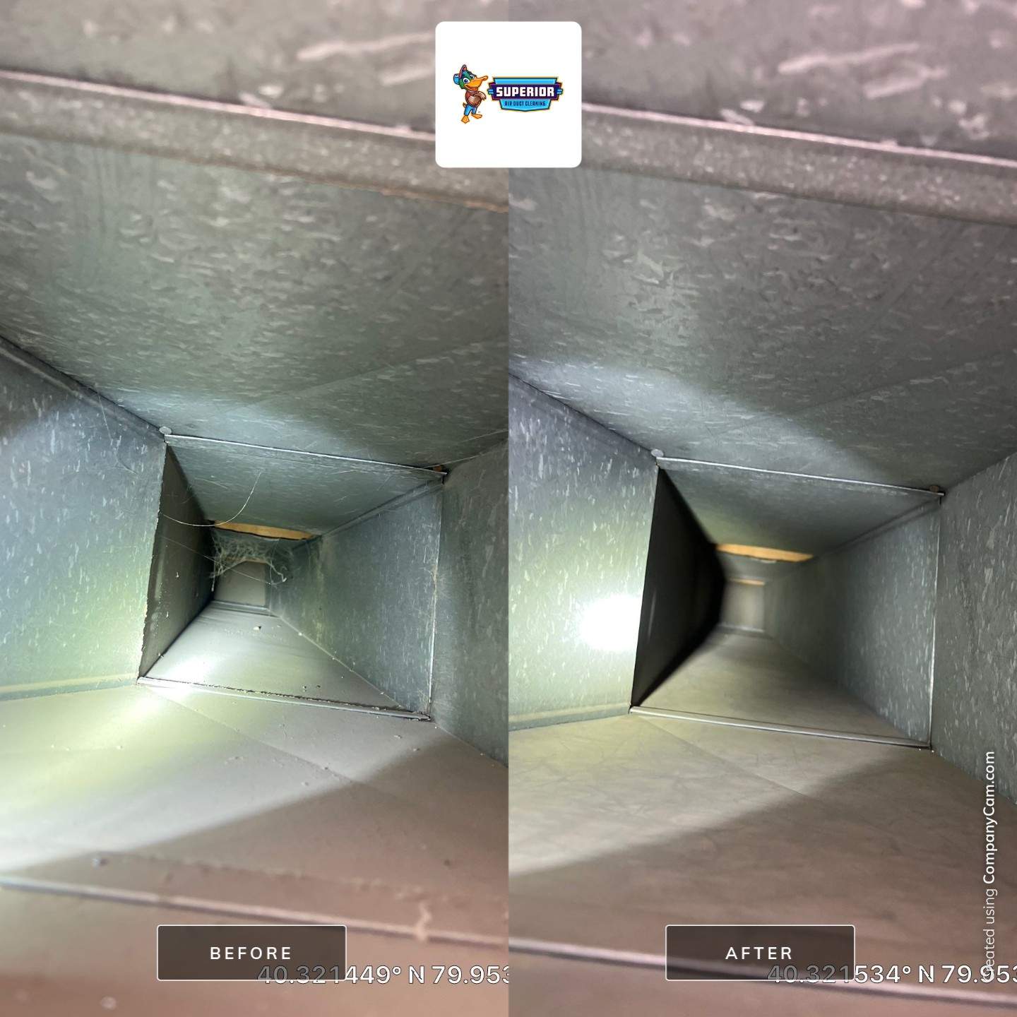 Air Duct Cleaning With a Vacuum Truck in Pittsburgh, PA by Superior Air Duct Cleaning