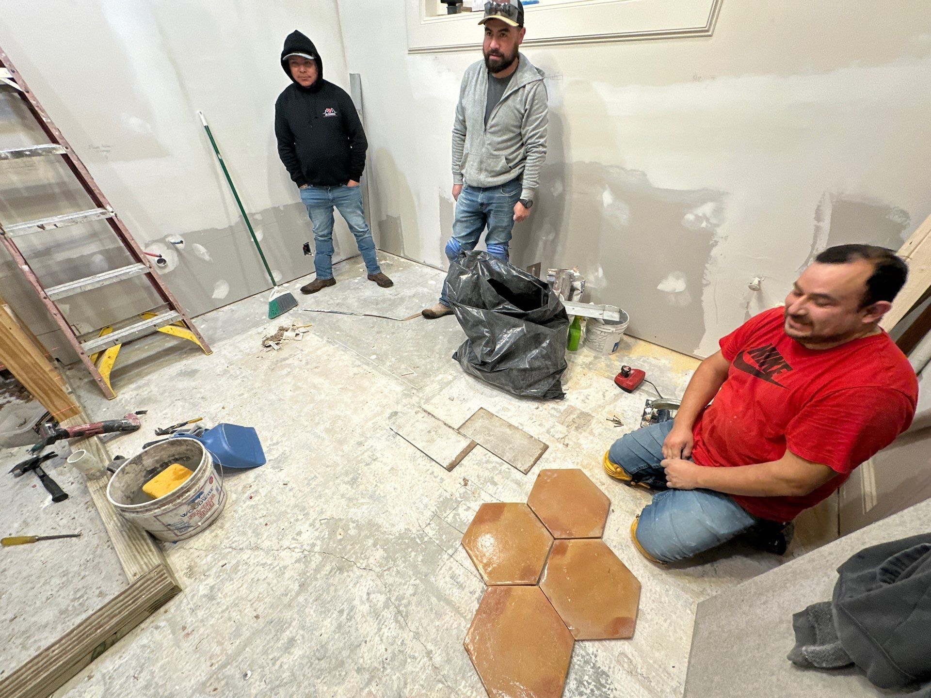 Bathroom Remodel and Flooring in Tomball, TX by SophAlx LLC
