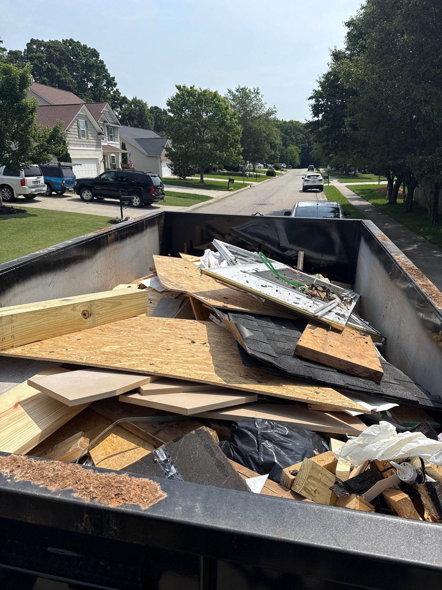 Project in Matthews by Badger Hauling