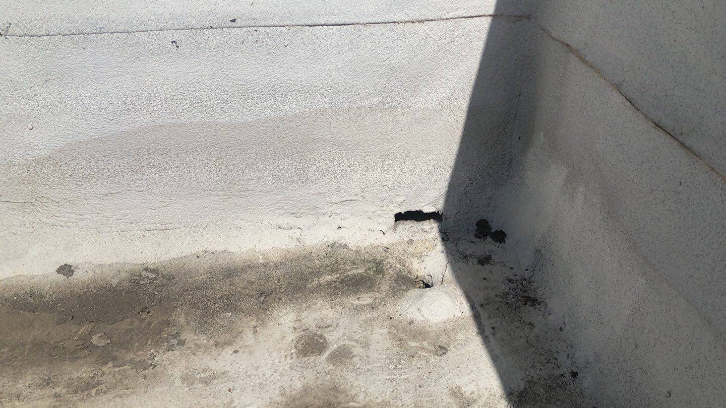 Reburbish existing spray foam job by Straight Edge Roofing Inc