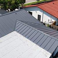 24ga 1" Nail-Strip Charcoal Gray  by Total Roofing System The Metal Roof Experts