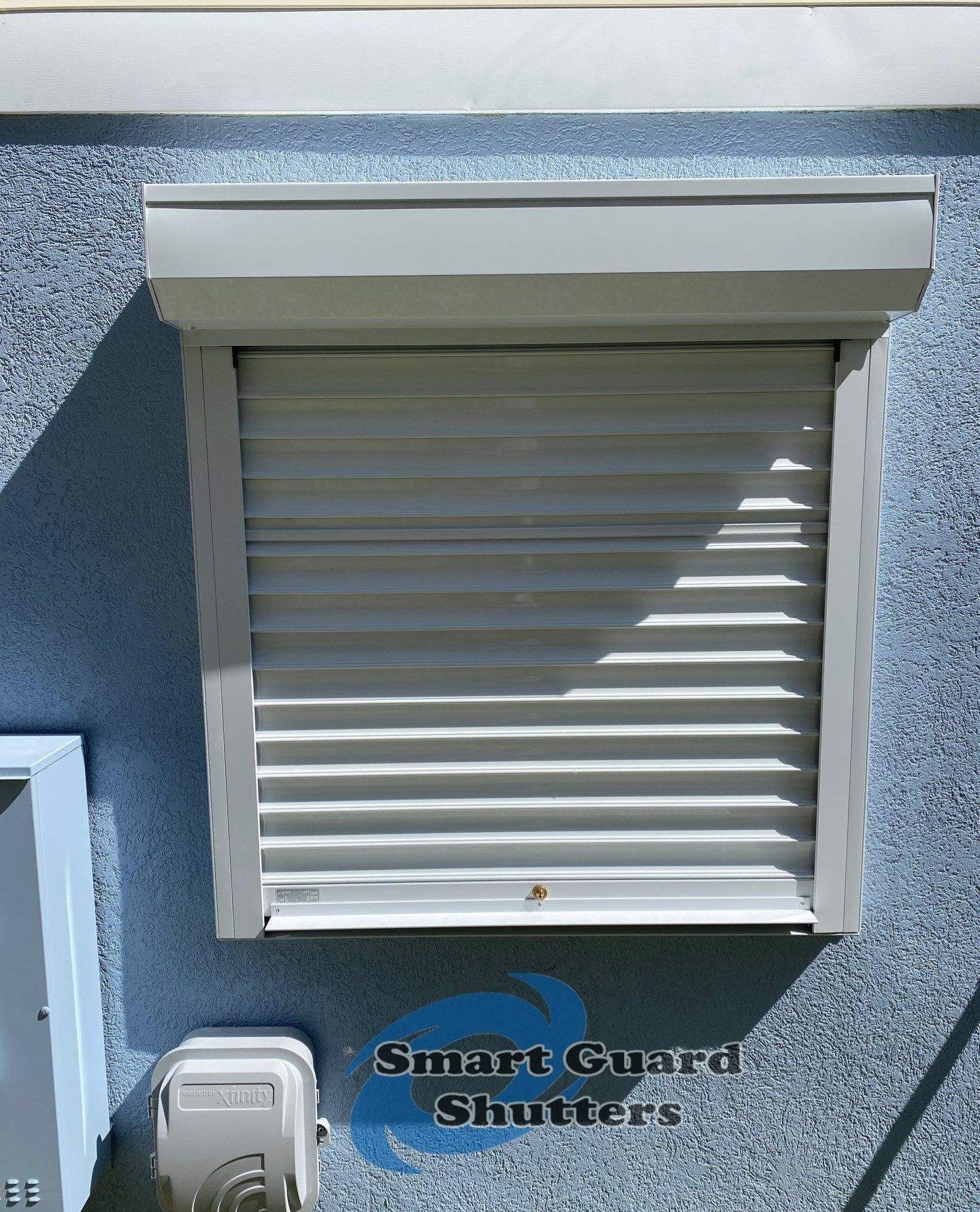 Hurricane Protection in White by Smart Guard Shutters