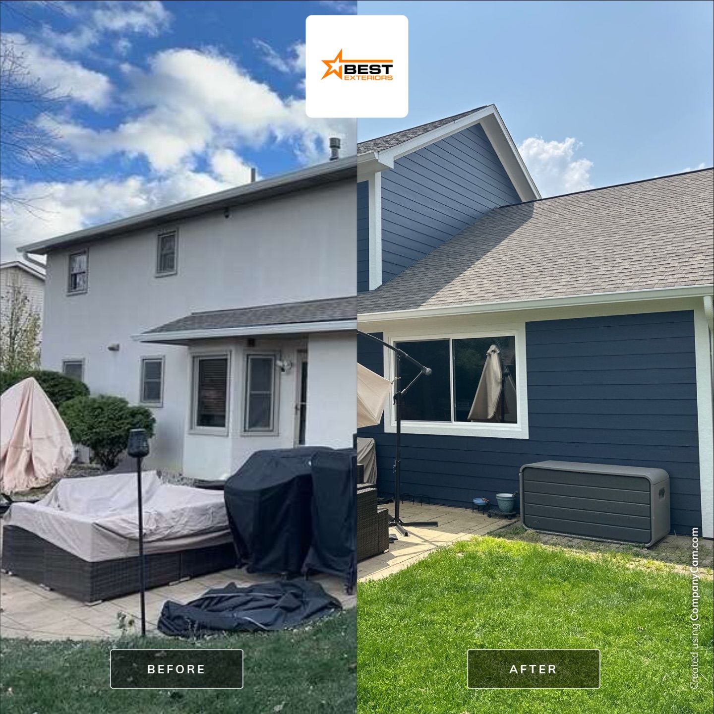 James Hardie Siding Project in Worthington by Best Roofing & Siding Company