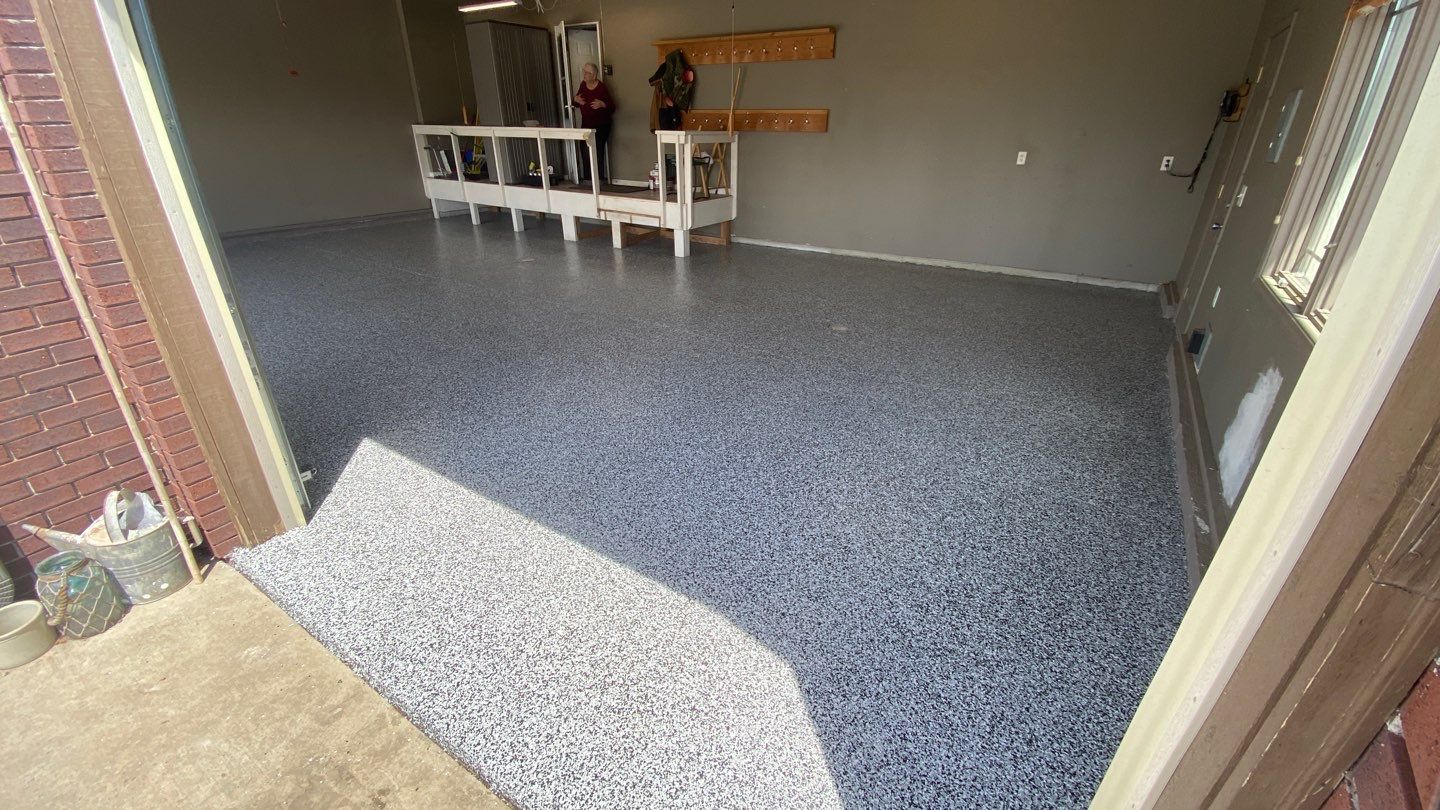 Garage using Domino  by Select Painting, Coatings & Garage Cabinets