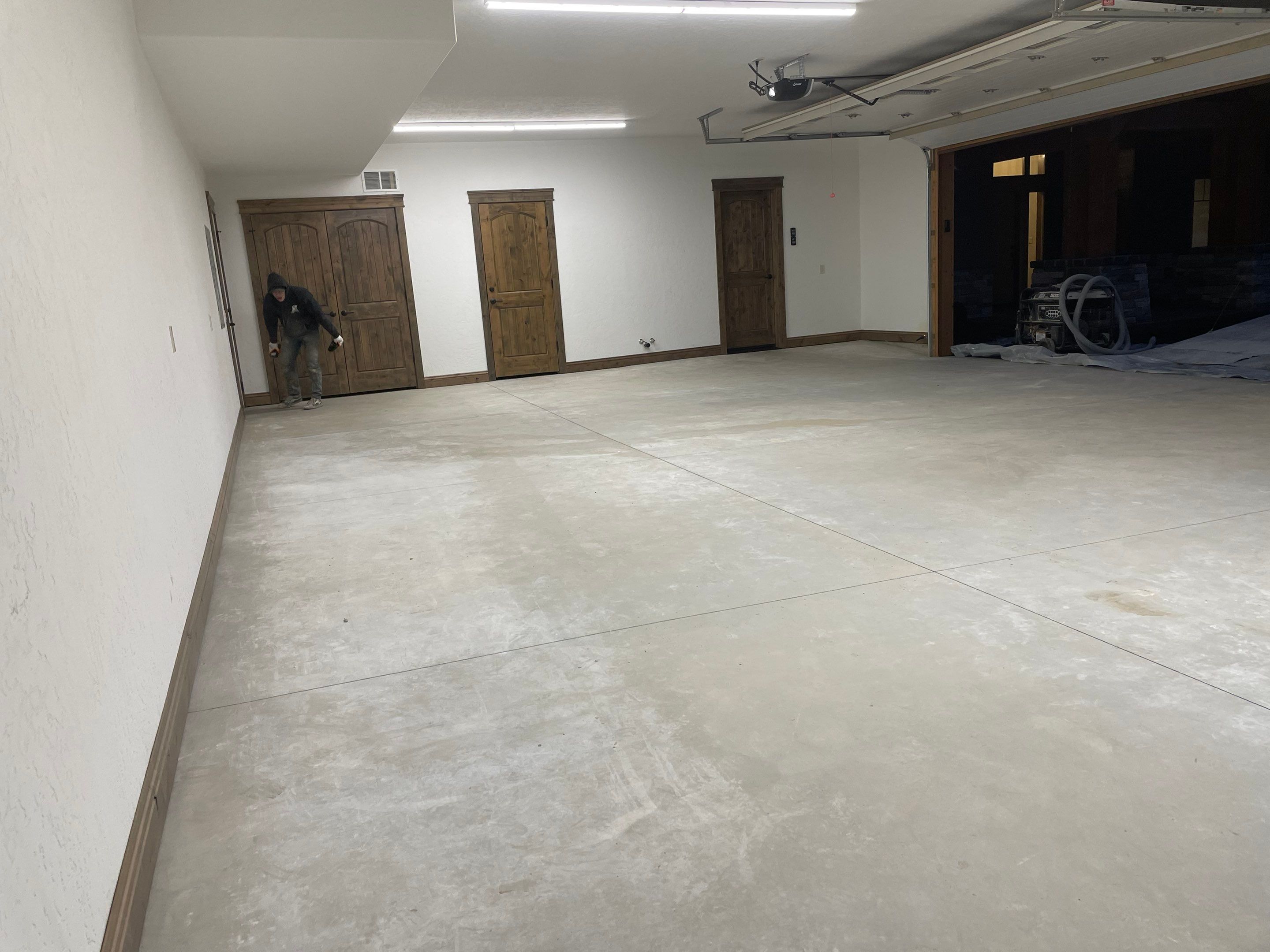 Garage Transformation using Silver Creek by Croc Coatings, LLC