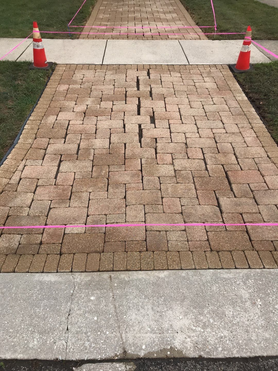 Brick paver clean, sand and seal.  using Surebond SB-1300 by Northern Power Washing LLC.