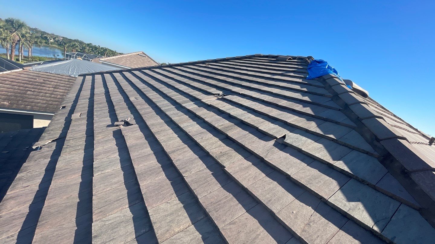 Residential Roofing Repair using Concrete Tile by Four Peaks Roofing