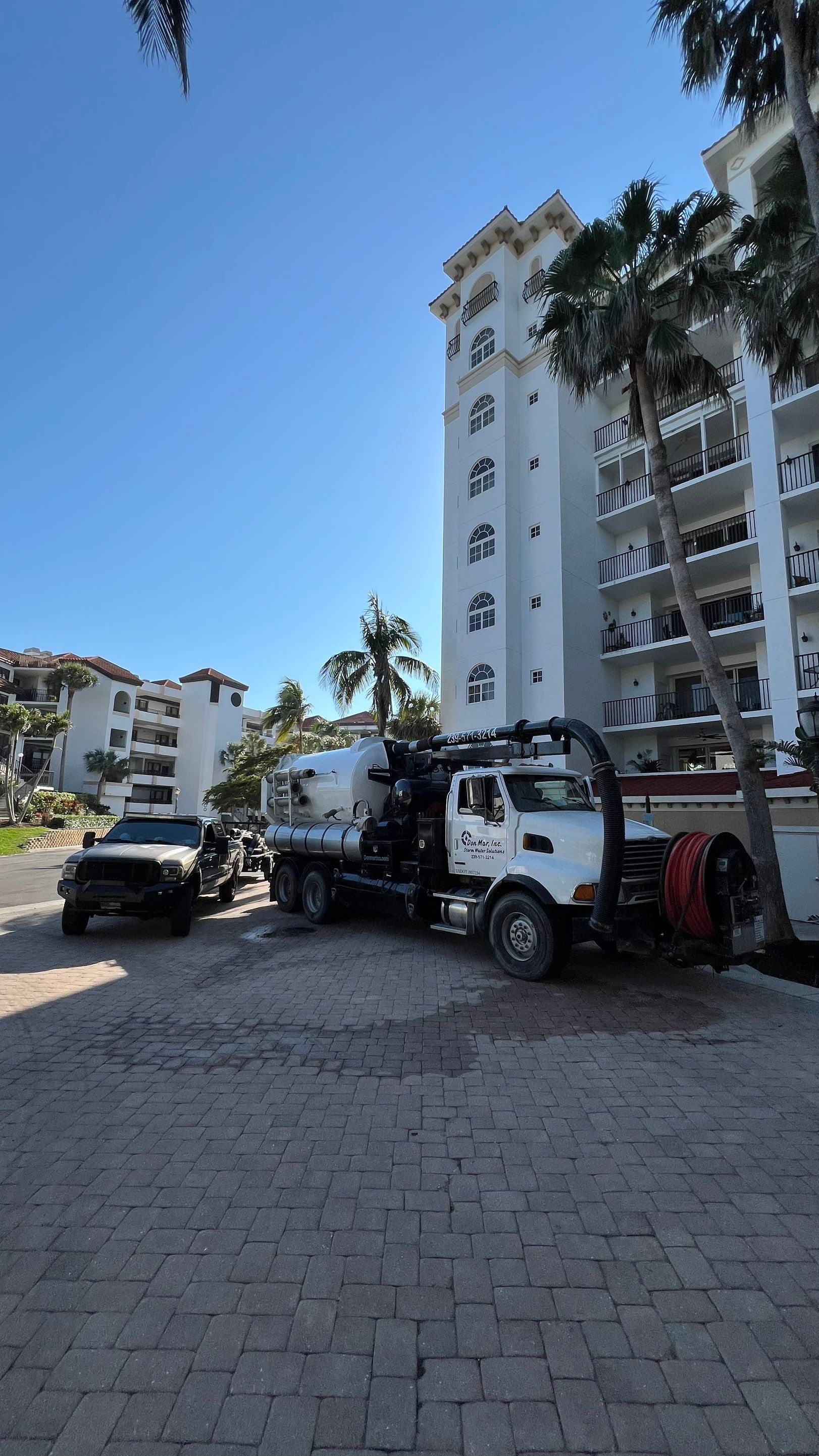 Condo Parking Garage Cleanup and Stormwater System Maintenance by APS Power & Water