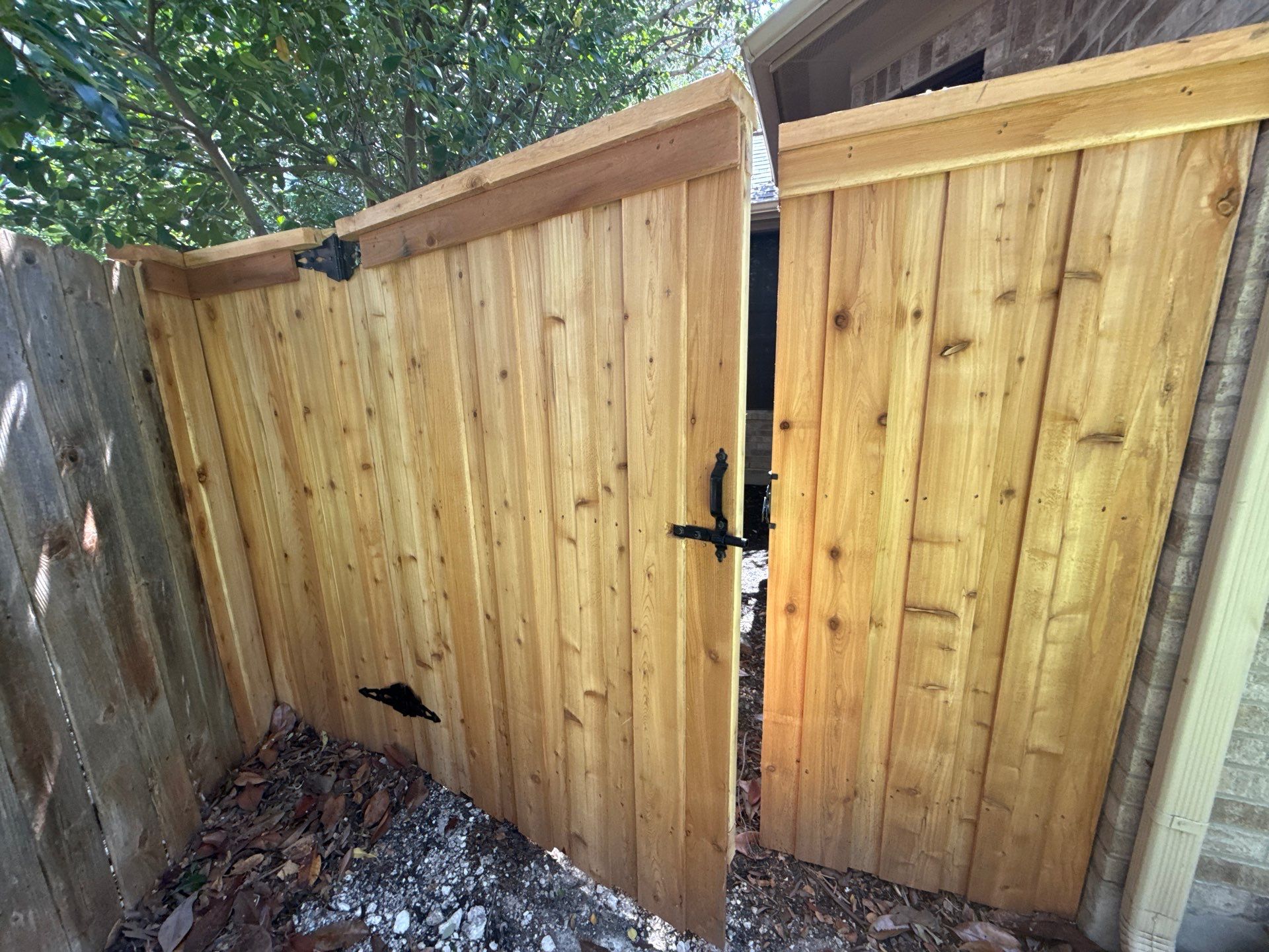 Cedar Privacy Fence Stain in Round Rock by Rhino Home Care