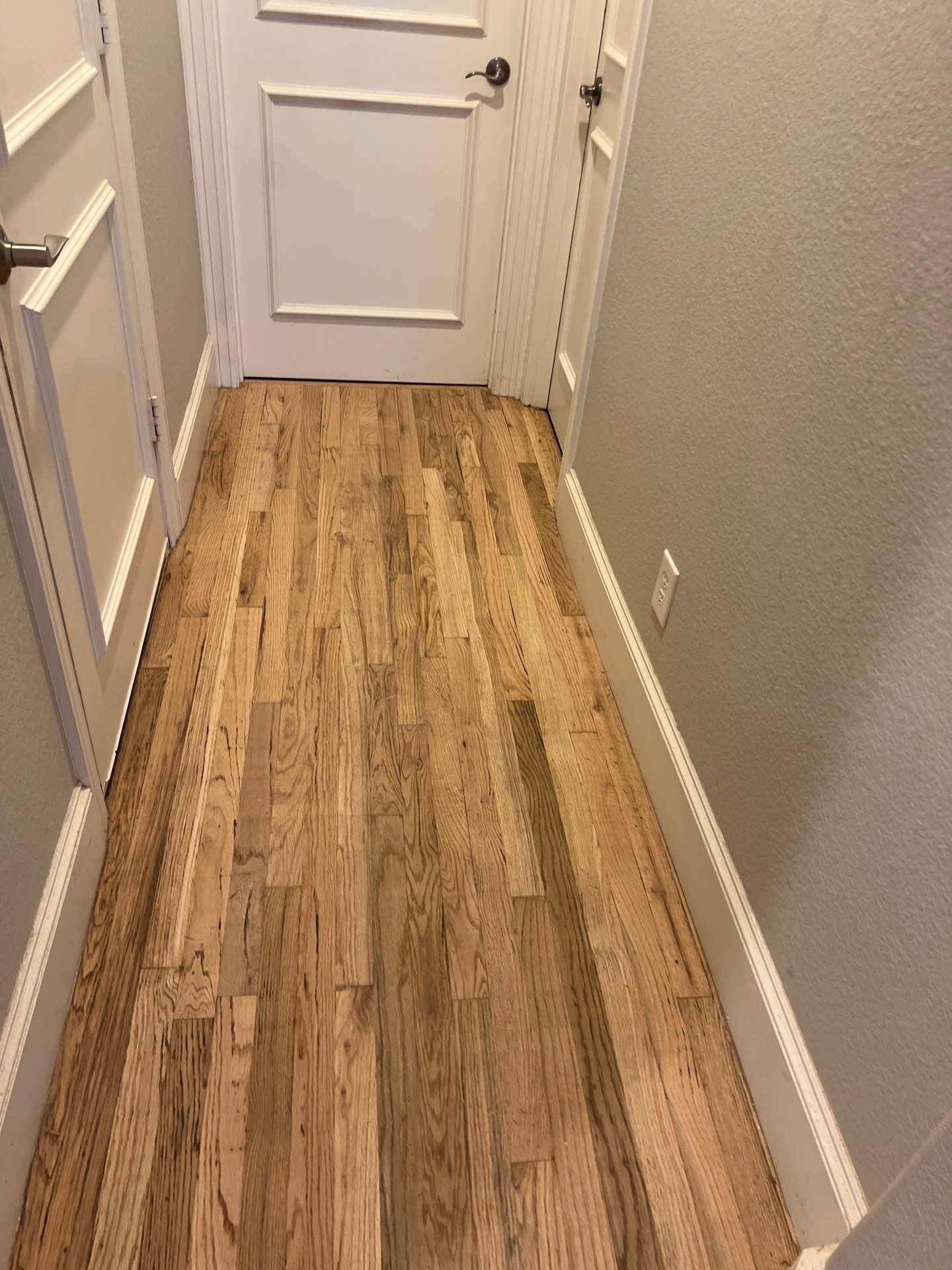 In Progress - Repairing wet Hardwood Floors in Colleyville by Bernard Hardwood Floors