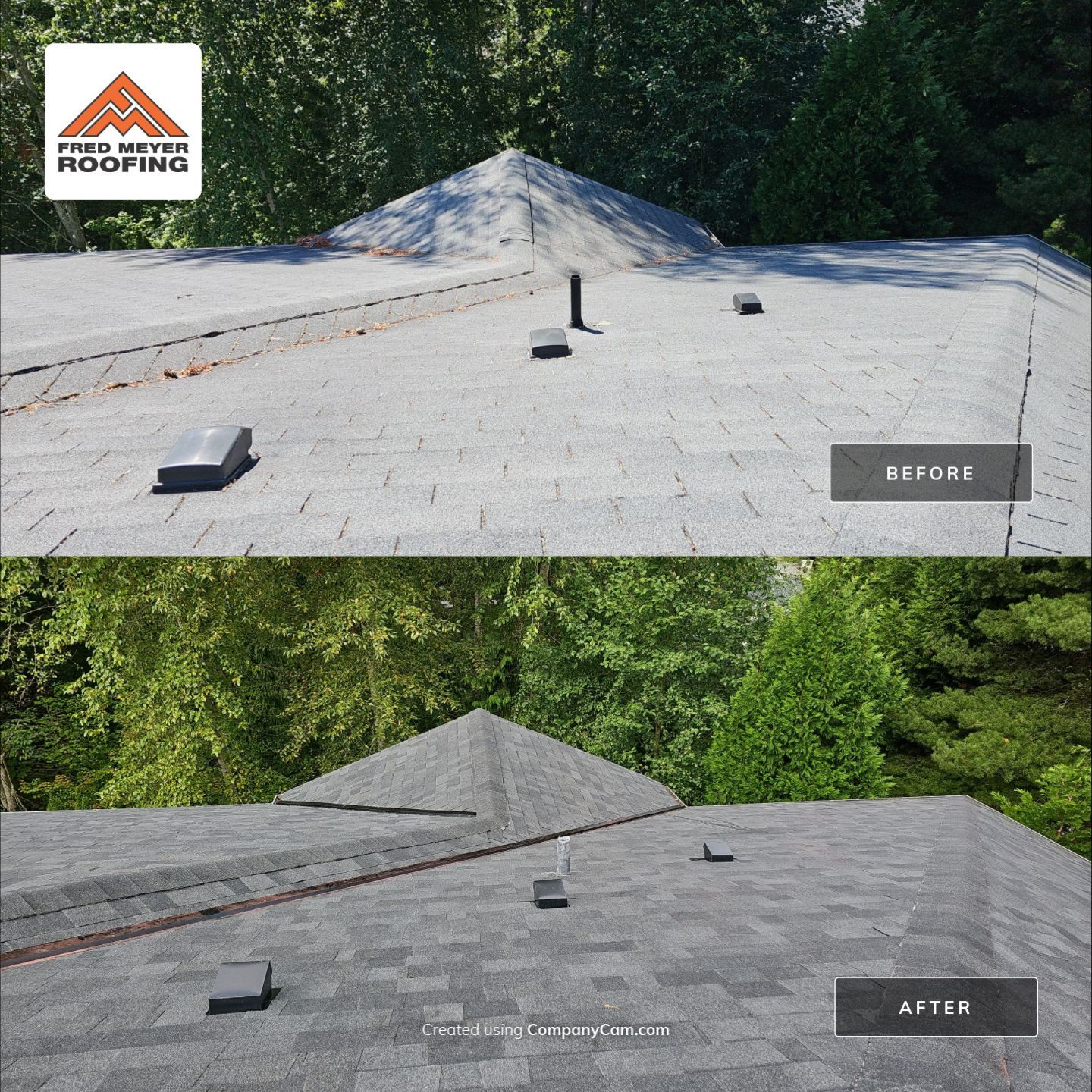 Roof Project in Kirkland by Fred Meyer Roofing
