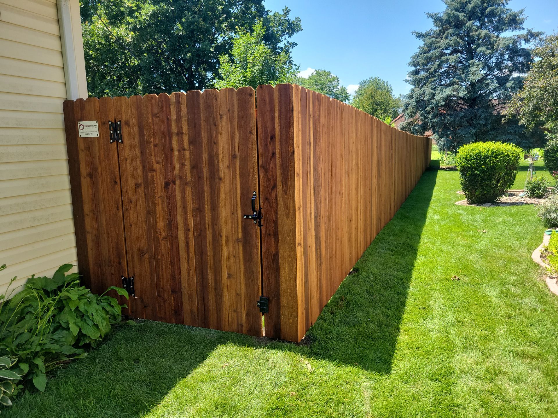 Project in Janesville by Perfect Picket Fence and Stain
