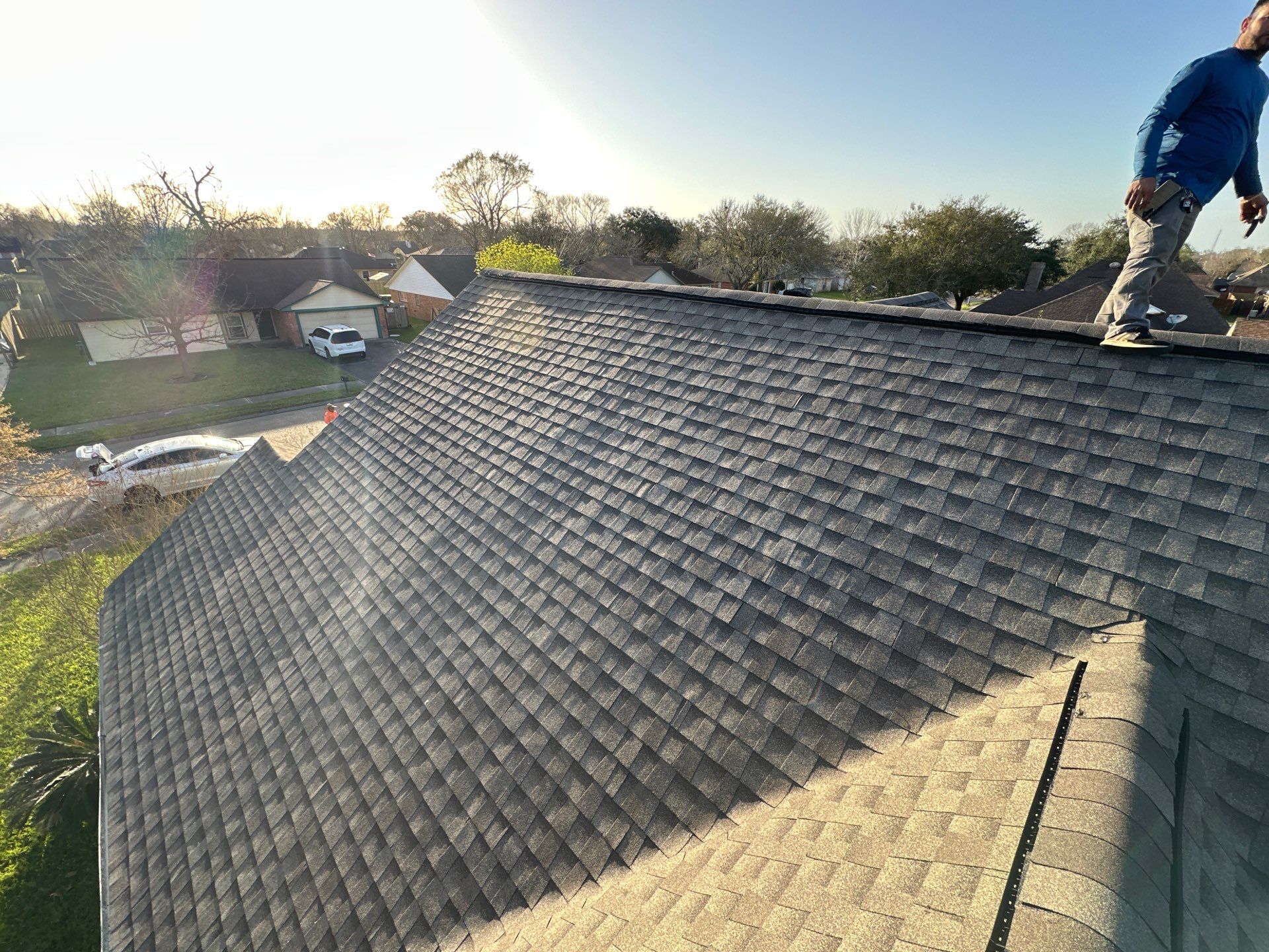 Residential Roofing Repair using GAF Timberline HDZ by Motion Roofing