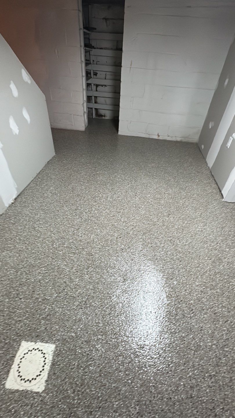 Basement, Bar & Laundry area  by Floors in a Day, Inc