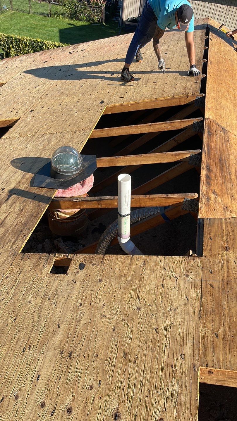 Residential Roofing Installation using Replace Shingles on Residential roof  by Smart Roof