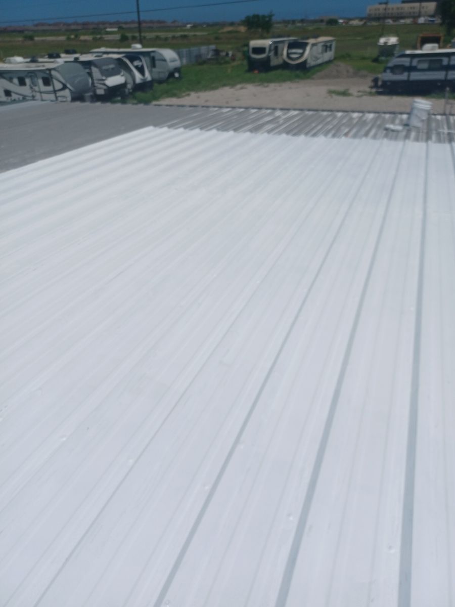 Commercial Roofing Repair using Coating Roof Repair by Galvan Roofing and Construction