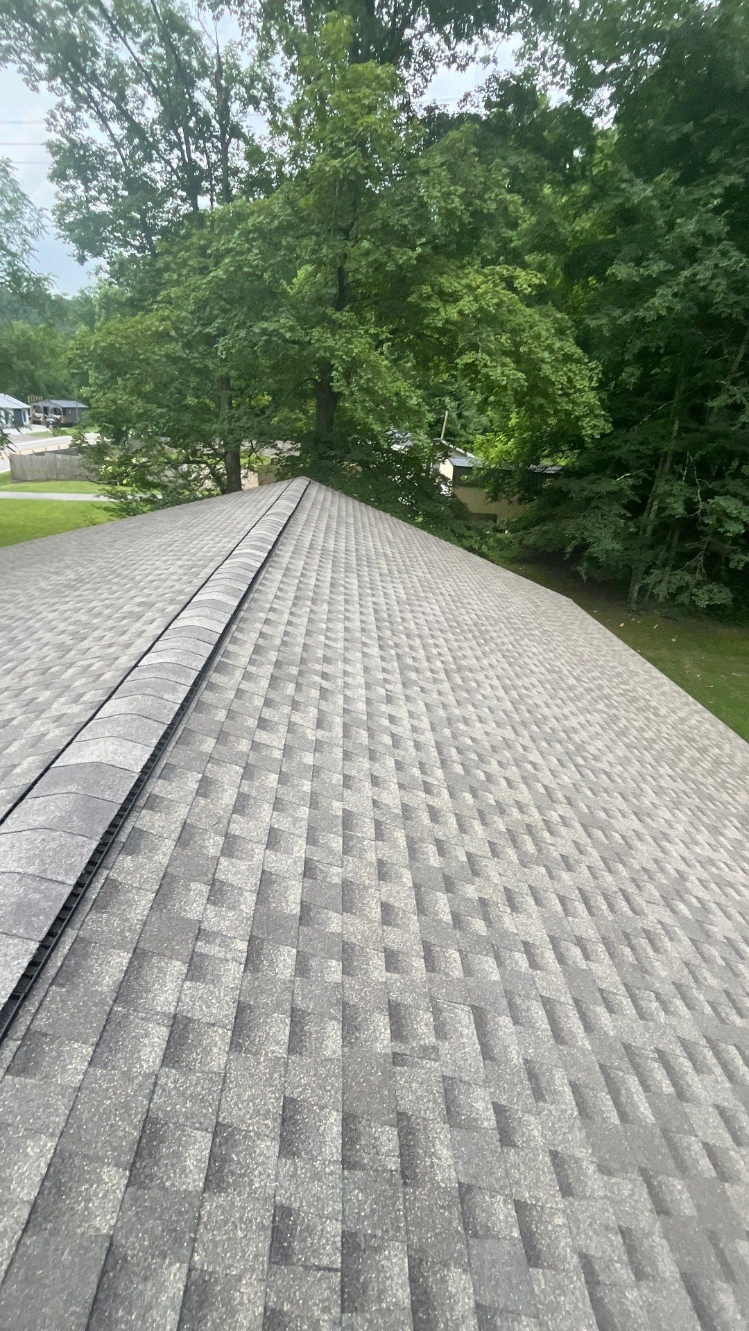 Residential Roofing Installation using GAF Timberline HDZ Weatherer Wood by Rainstoppers Roofing