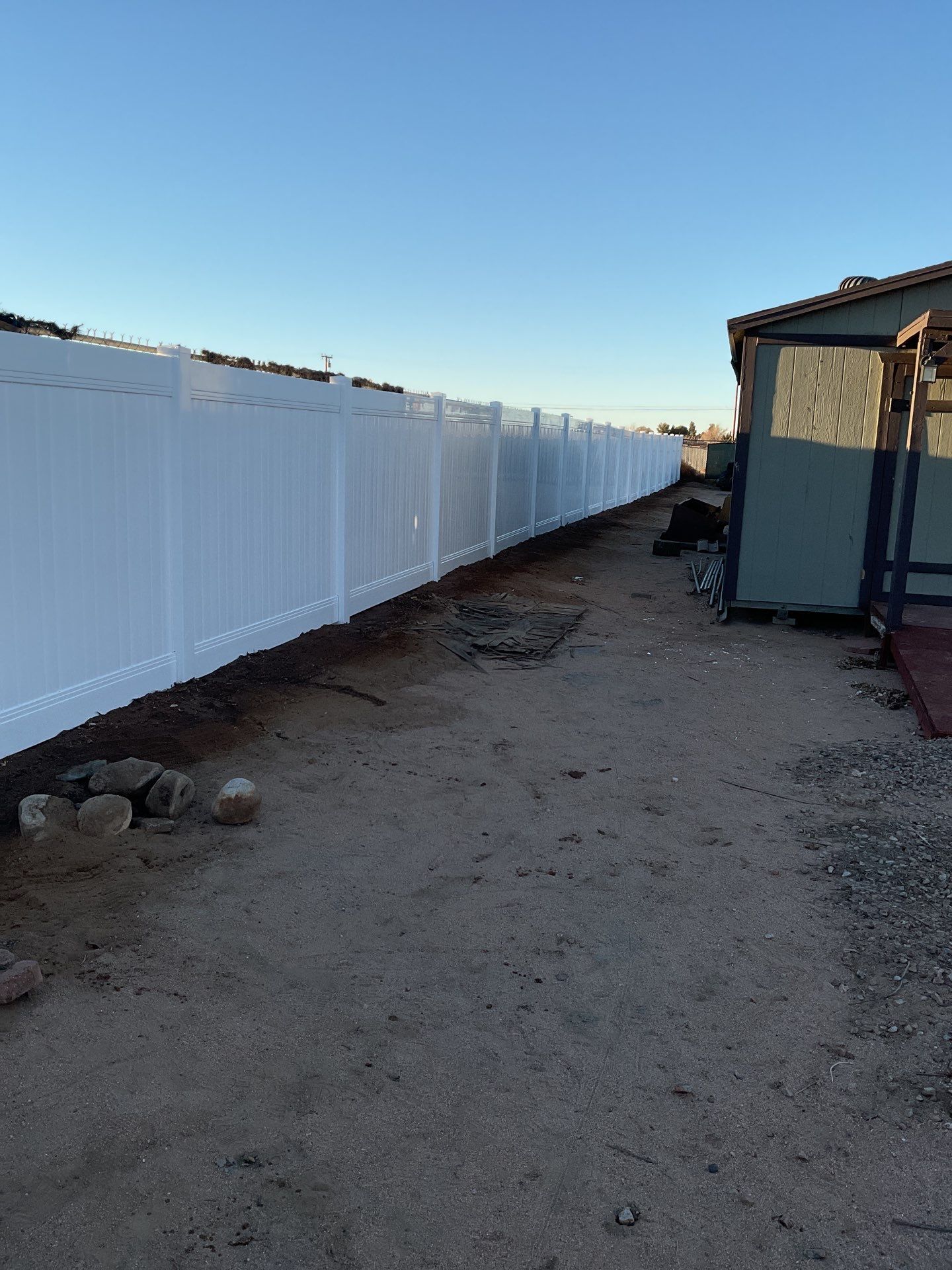Replacement of old chain link fence by Fence Guys Inc. 