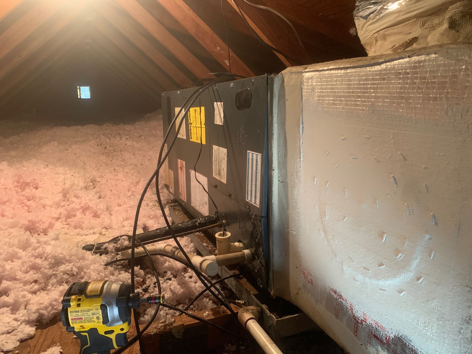 Horizontal to Vertical Install by SYNERGY HEATING AND COOLING INC