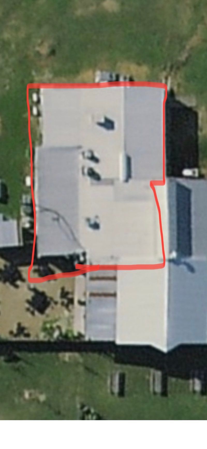 Commercial Roofing Repair using TRP #924 Eterna-Sil Premium Silicone Roof Coating by Harvey Roofing & Construction