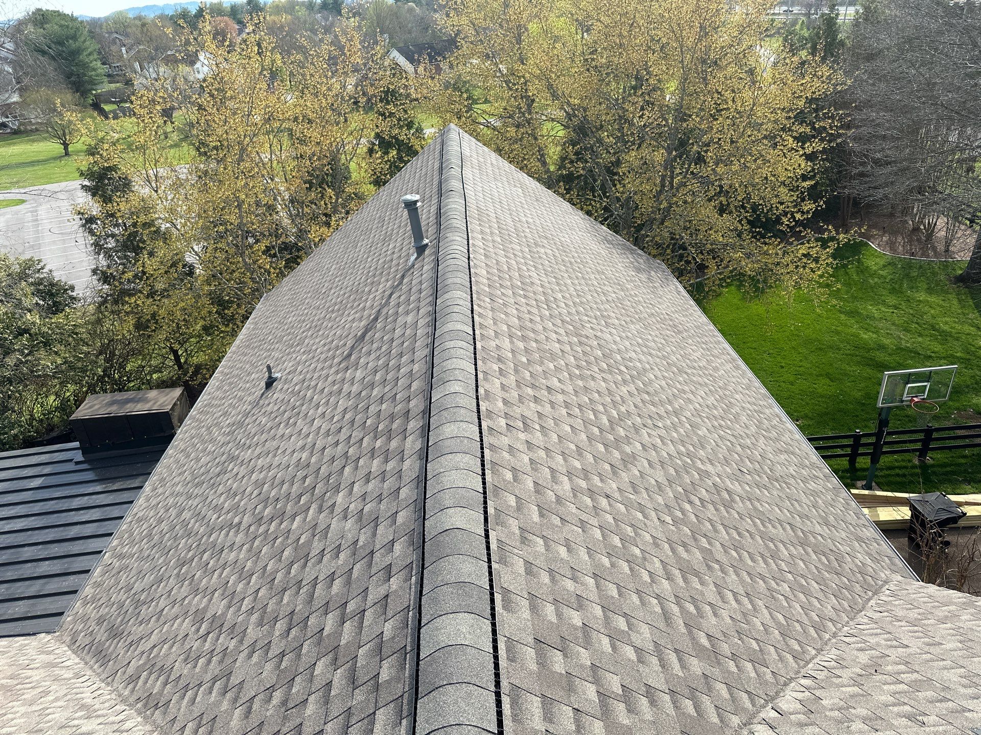 Residential Roofing Installation using Gaf Timberline HDZ Weathered Wood by Undersun Roofing 