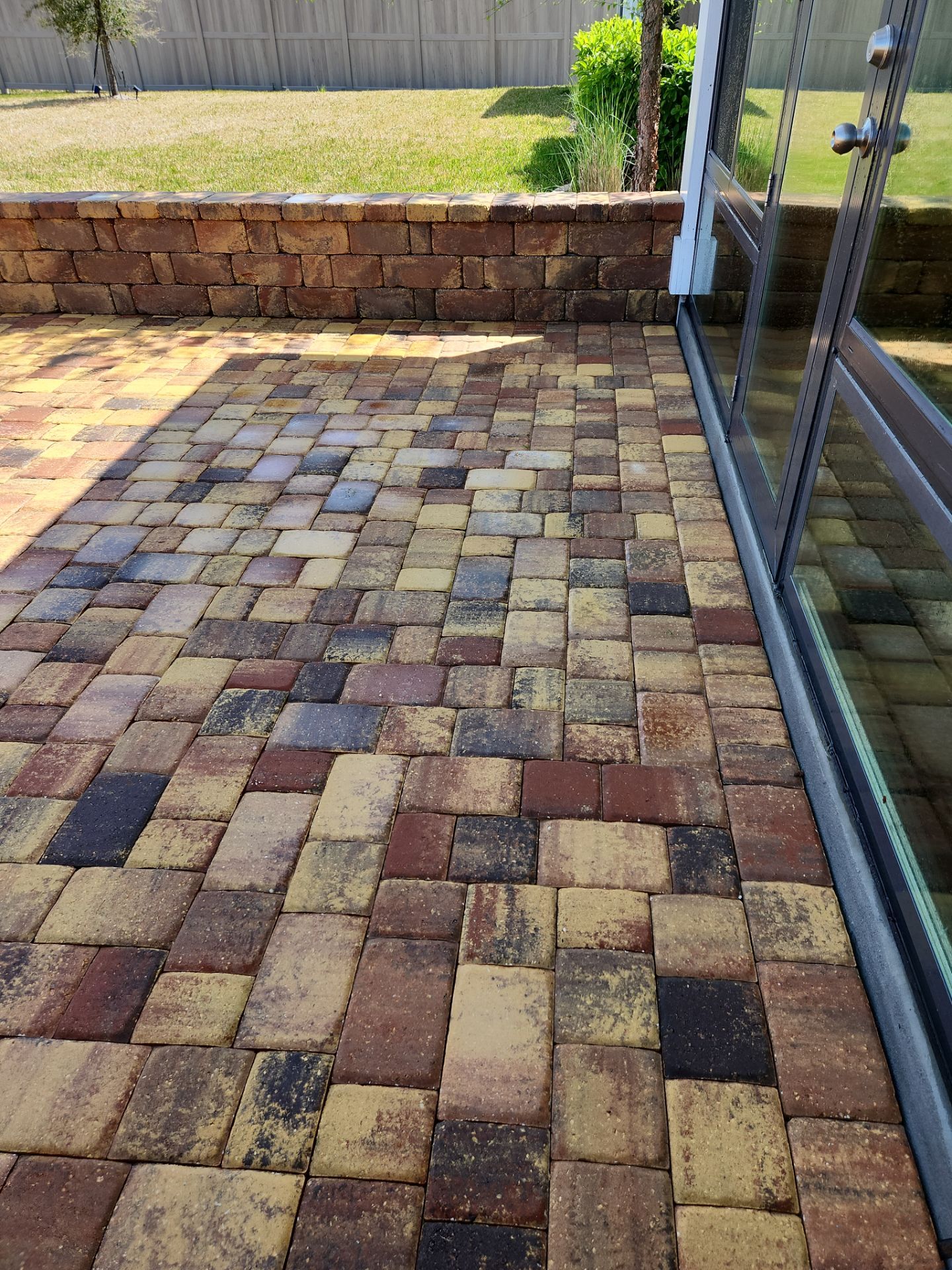 paver patio using Concrete Sealant by DuraSeal