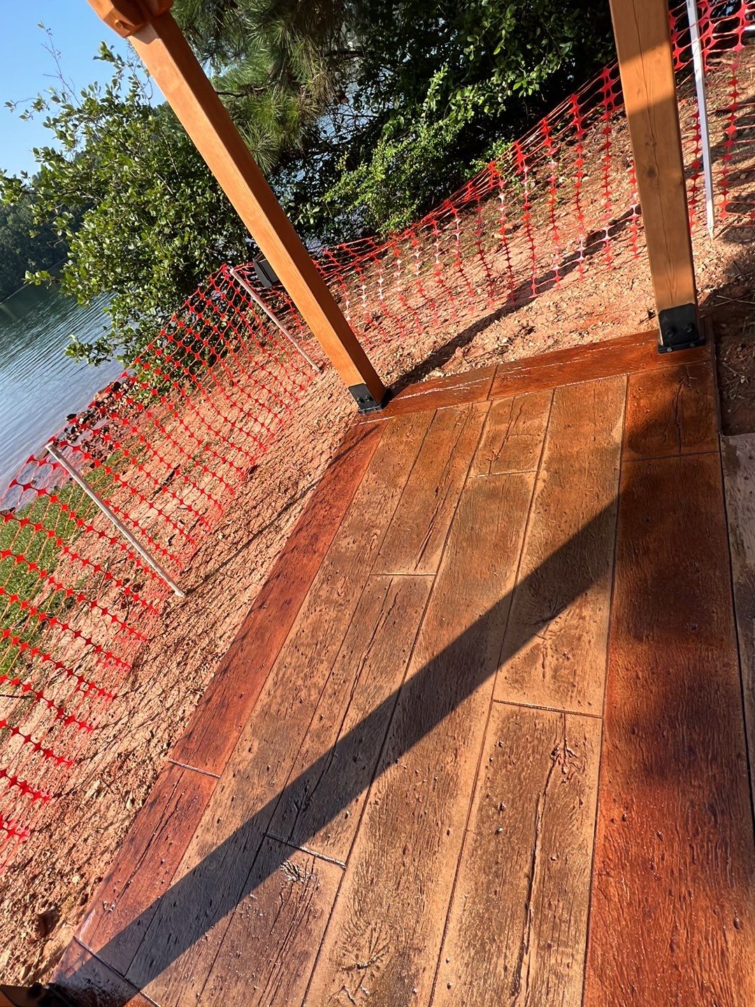 Stamped Concrete Pavilion Slab by Xtreme Concrete Services