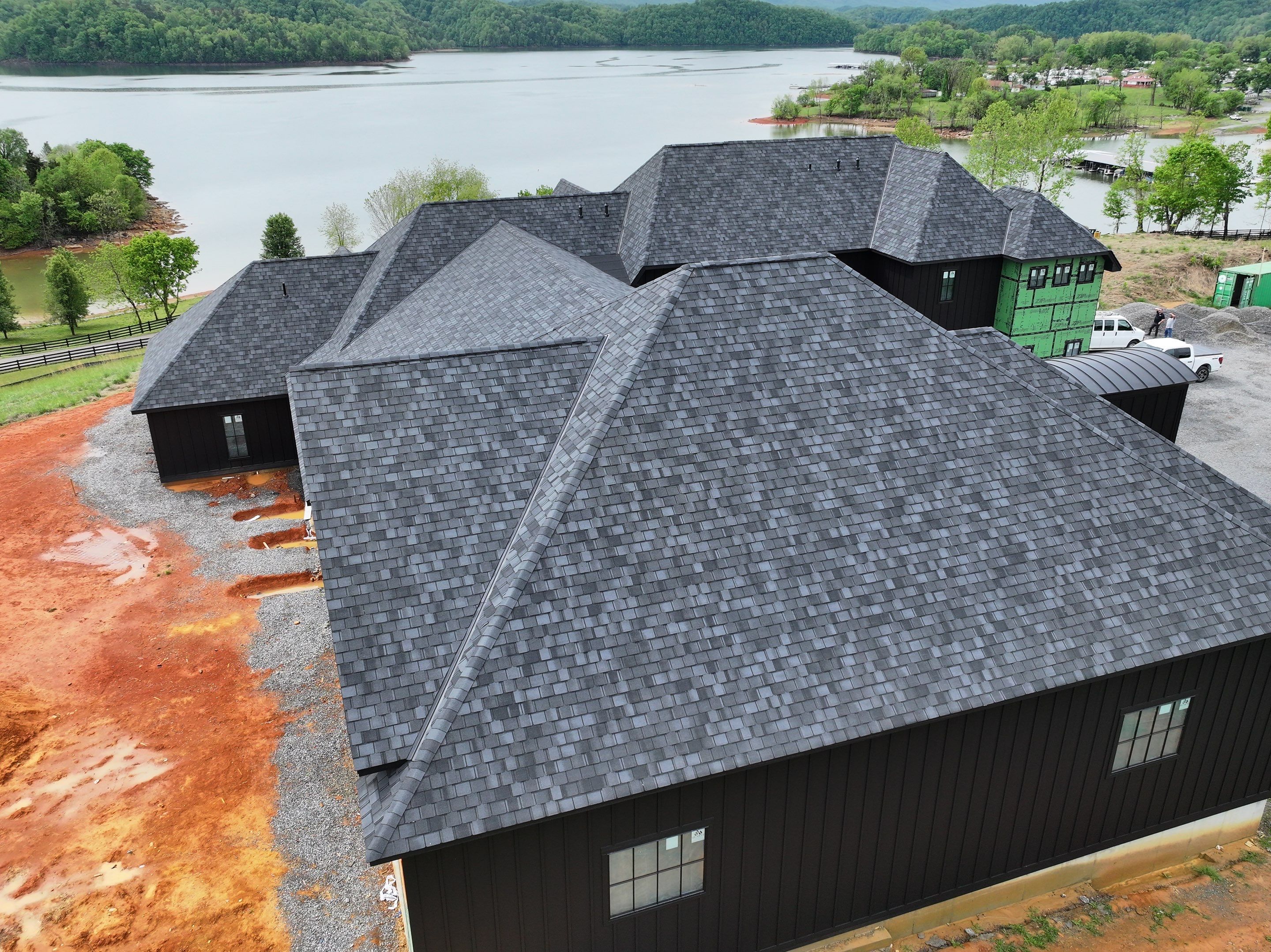 Lake Road New Construction - Belmont by Omnia Roofing